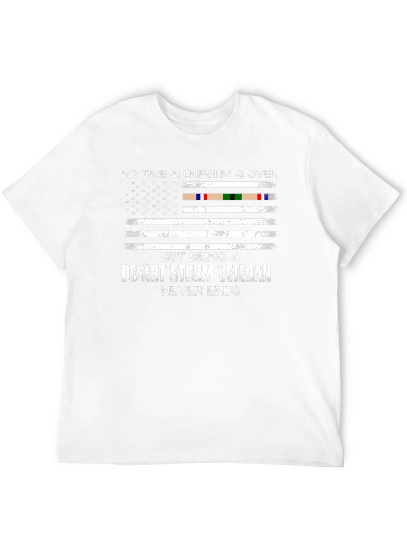 Desert Storm Veteran T-Shirt - Patriotic USA Flag