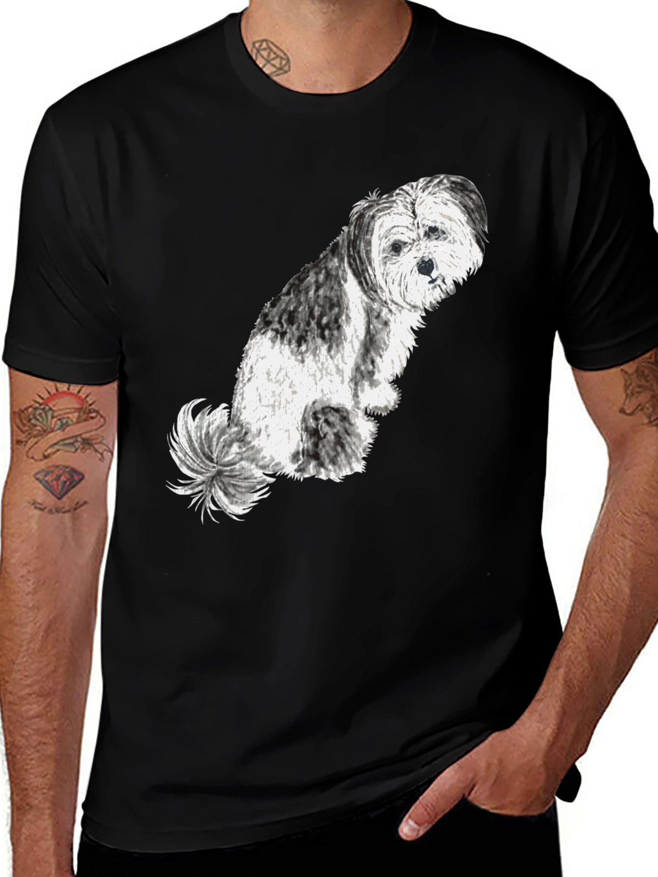 Dog Lover Tee - Cute Shih Tzu Graphic T-Shirt