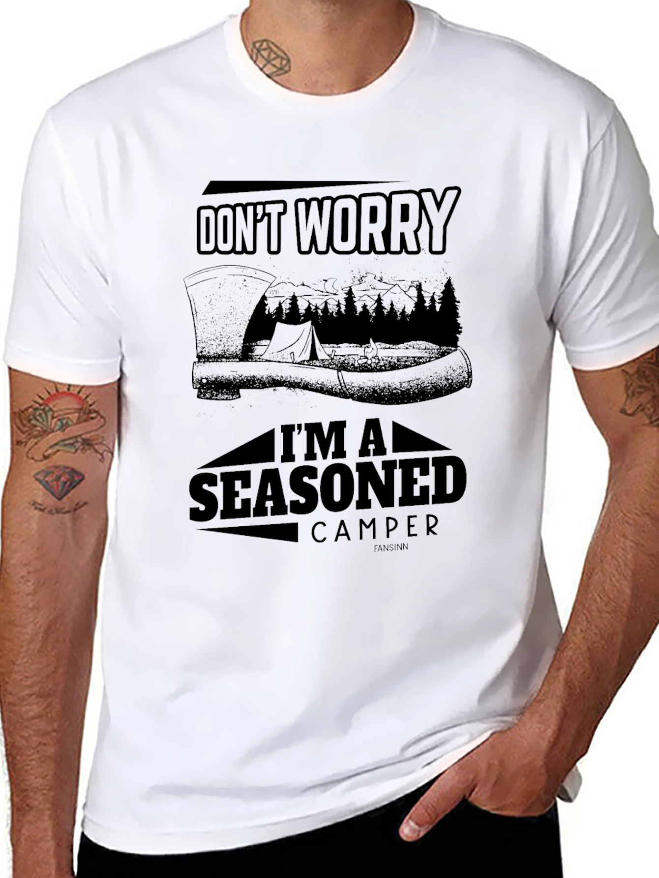 Seasoned Camper Graphic Tee