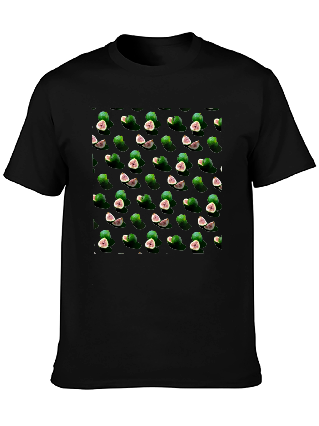 Black Fig Pattern Tee