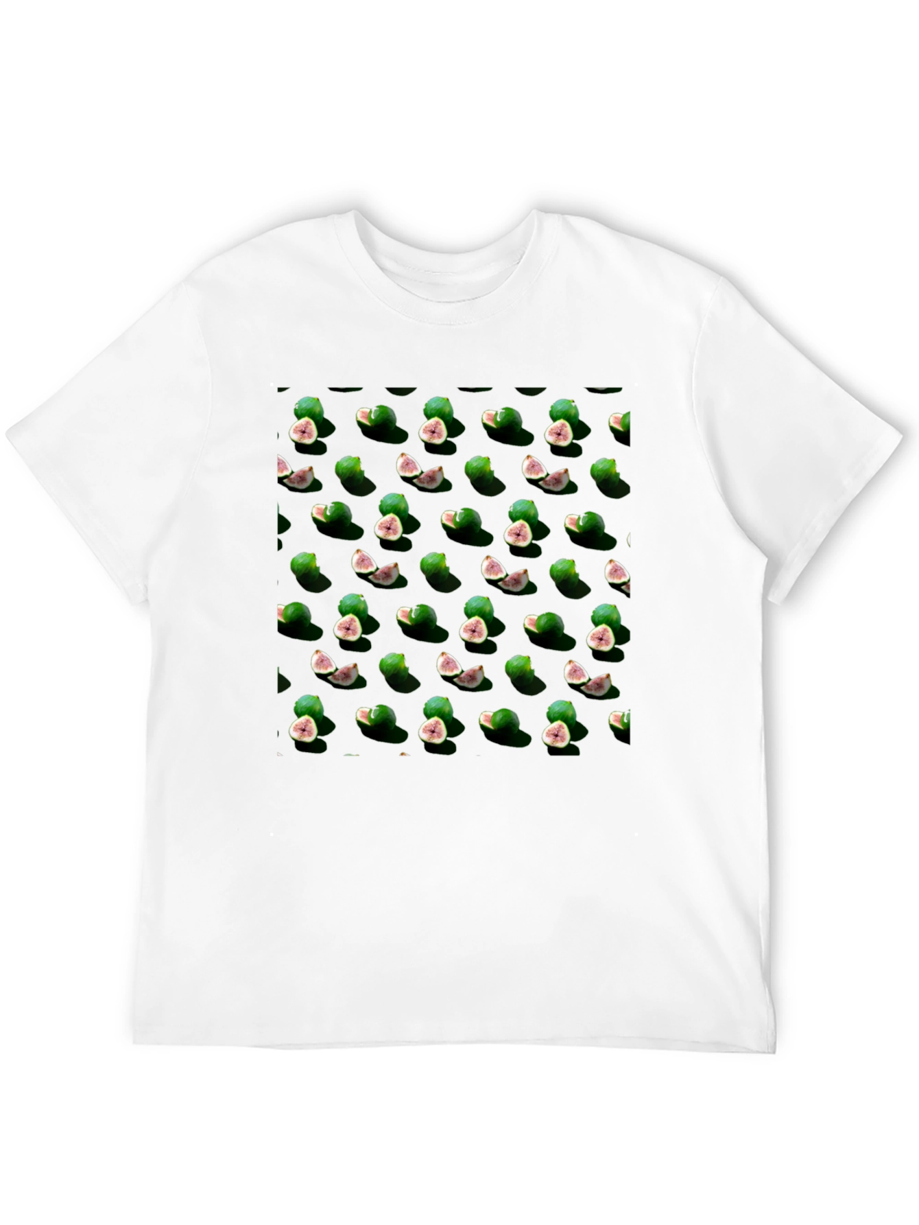 Black Fig Pattern Tee