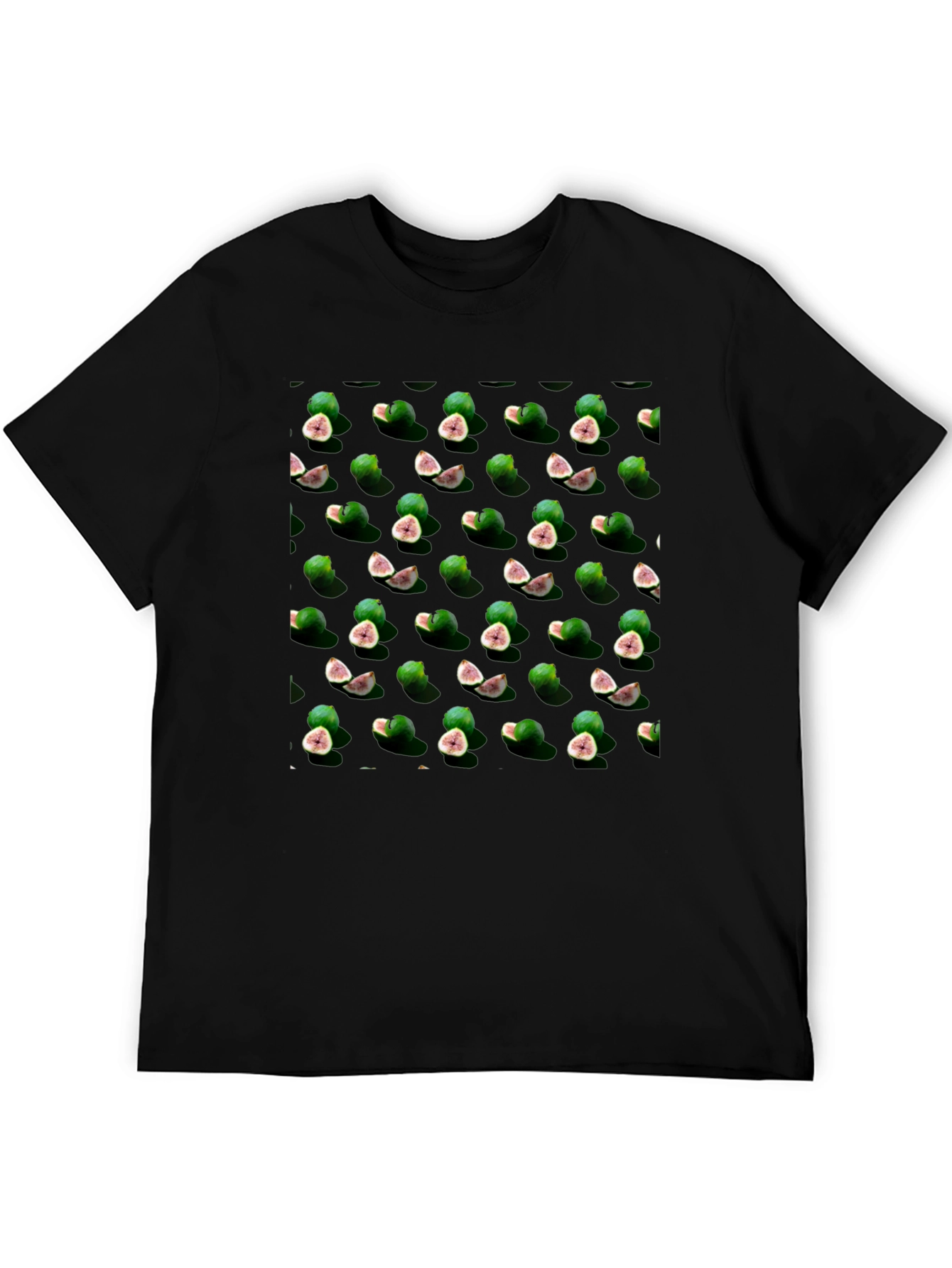 Black Fig Pattern Tee