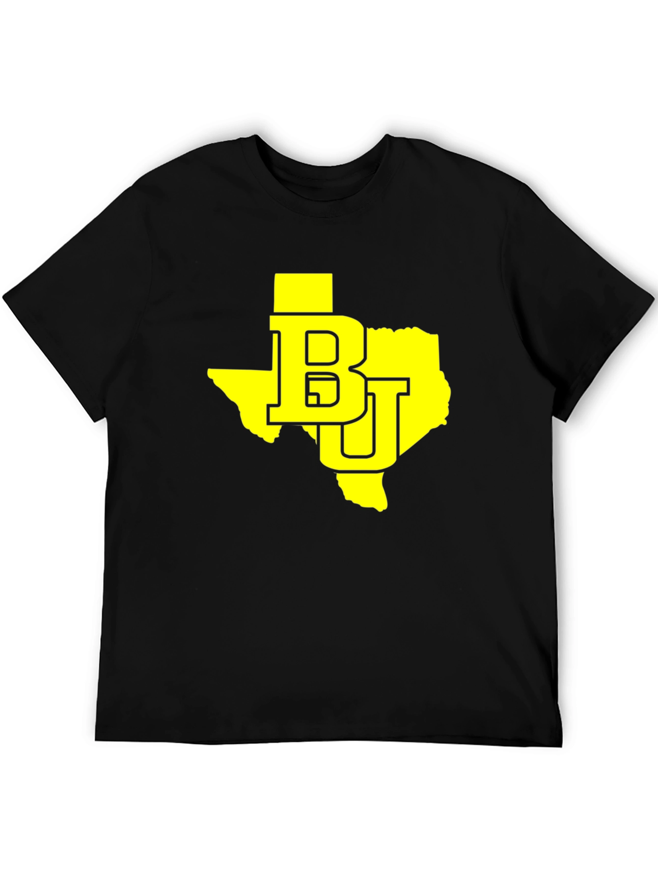 Texas BU Graphic Tee - Black Cotton T-Shirt