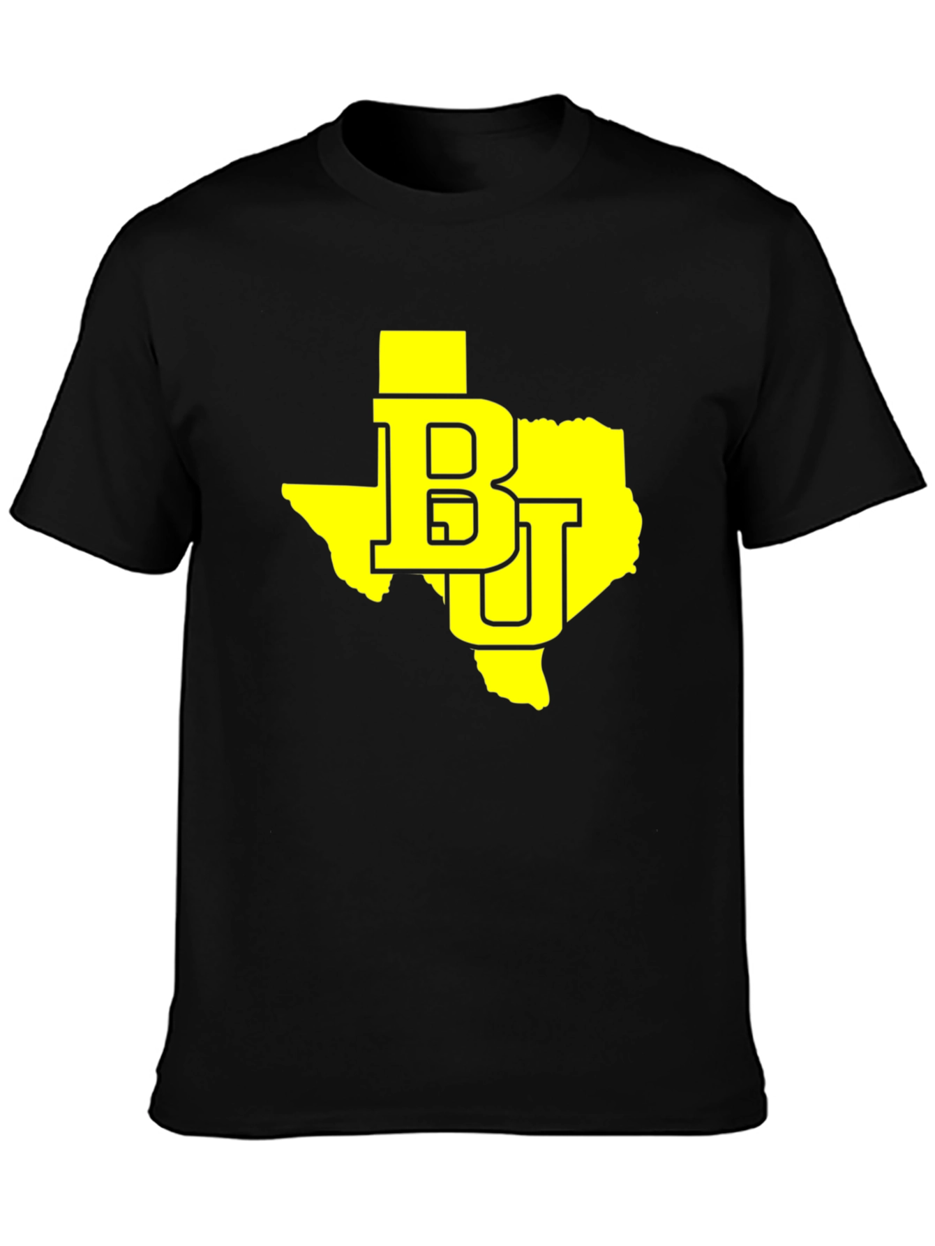 Texas BU Graphic Tee - Black Cotton T-Shirt