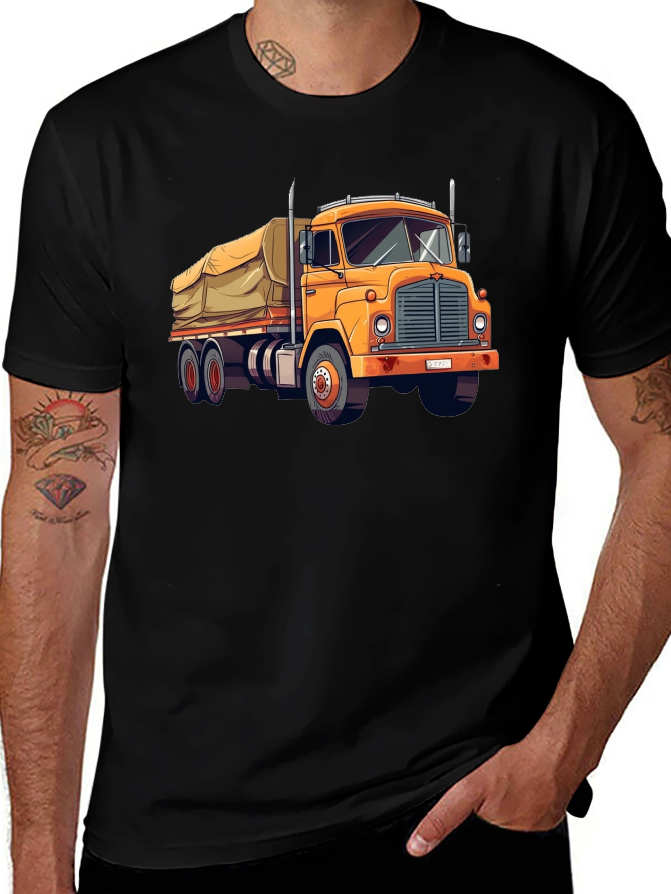 Truck Graphic Tee - Black