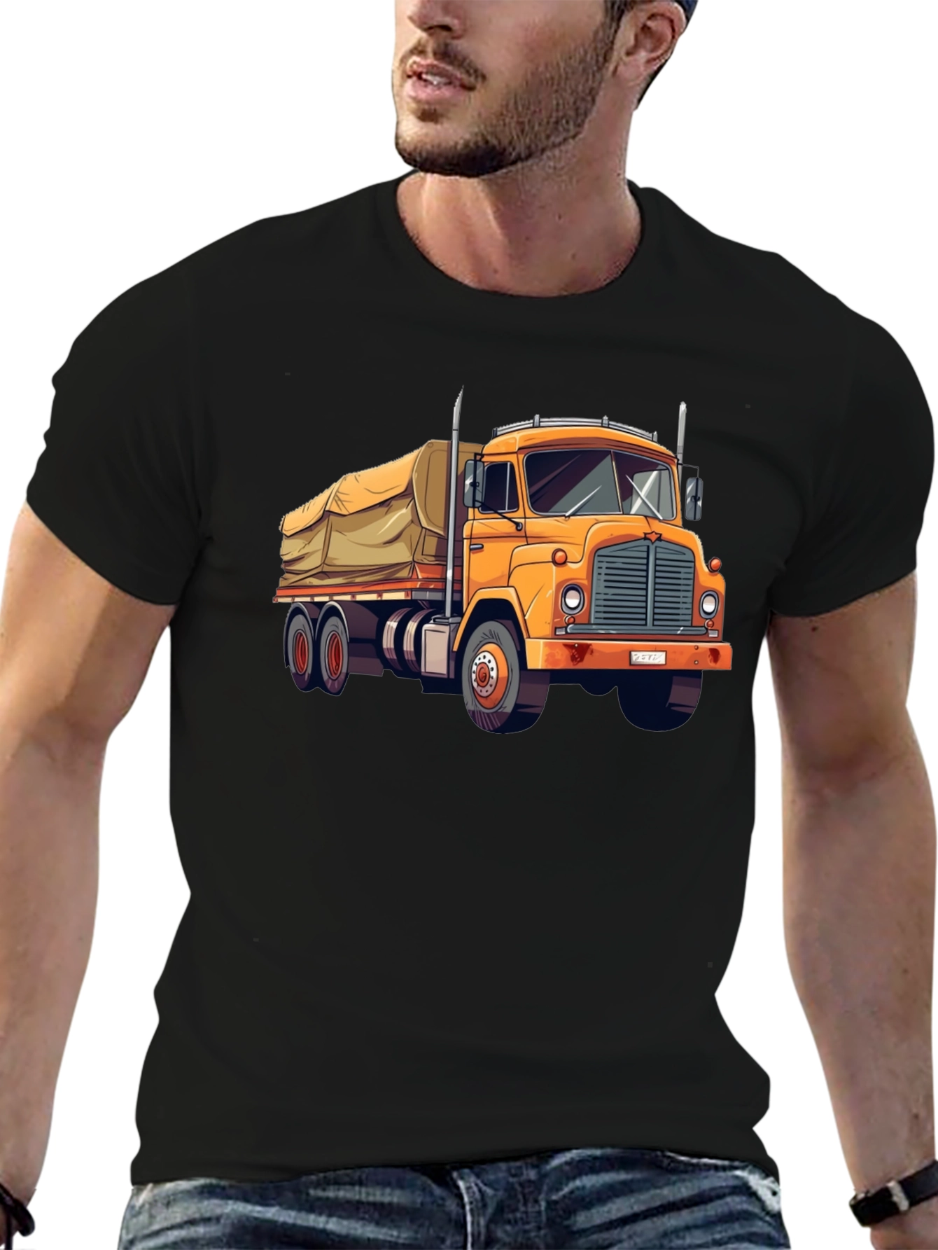 Truck Graphic Tee - Black