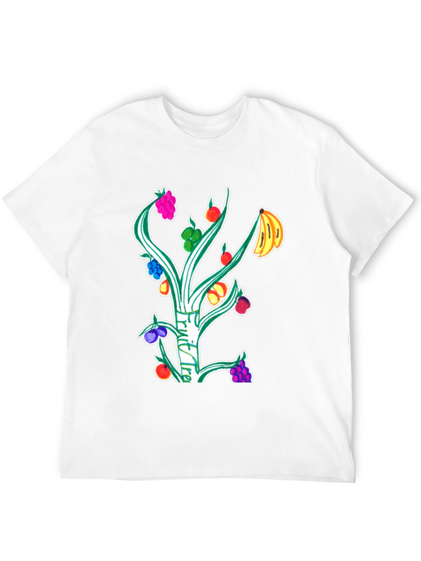 Fruit Tree Graphic T-Shirt - Unique Design