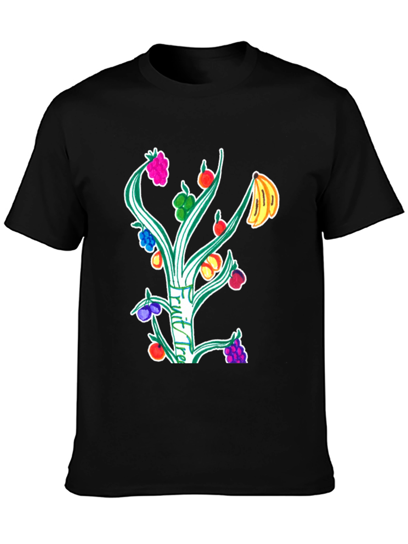 Fruit Tree Graphic T-Shirt - Unique Design