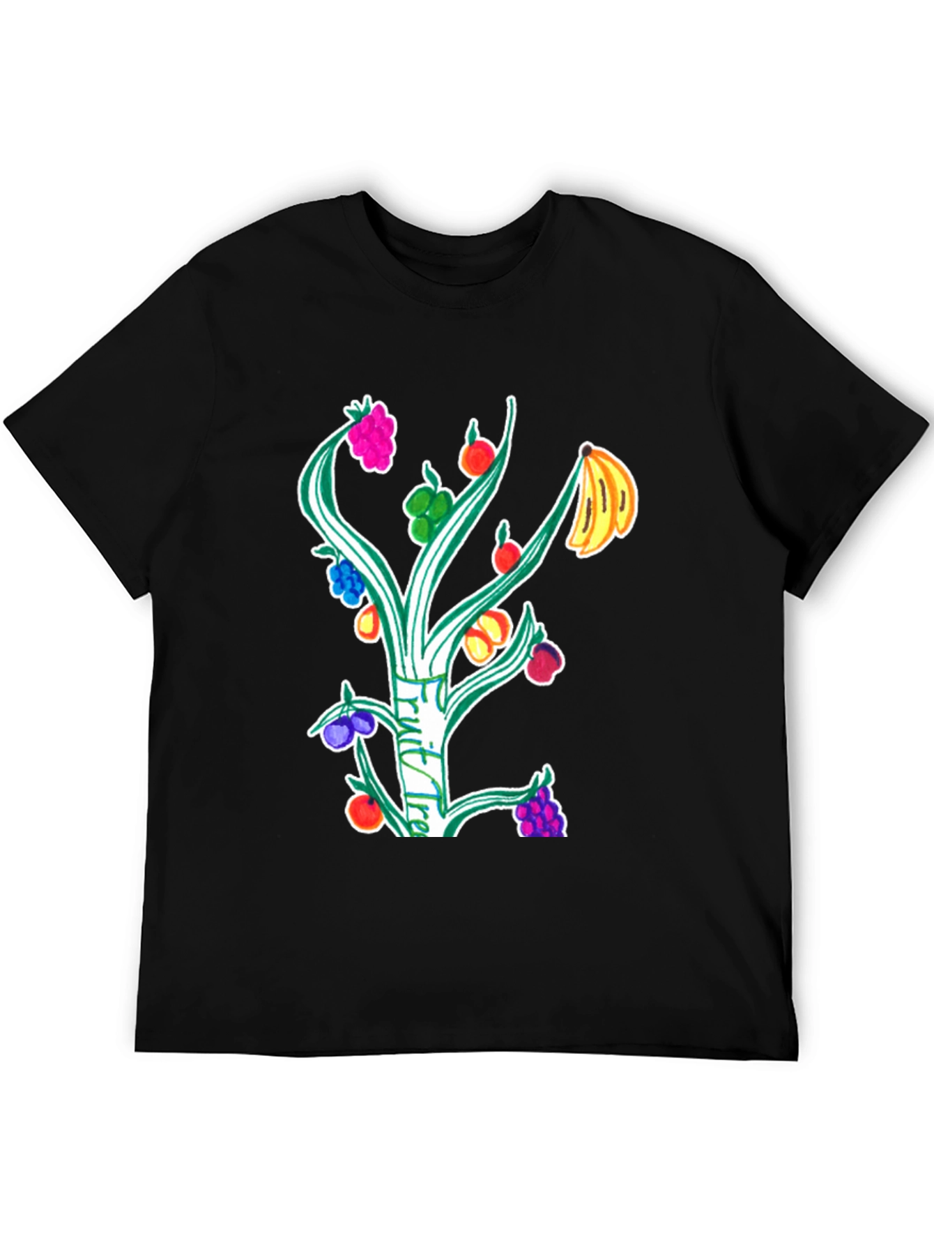 Fruit Tree Graphic T-Shirt - Unique Design
