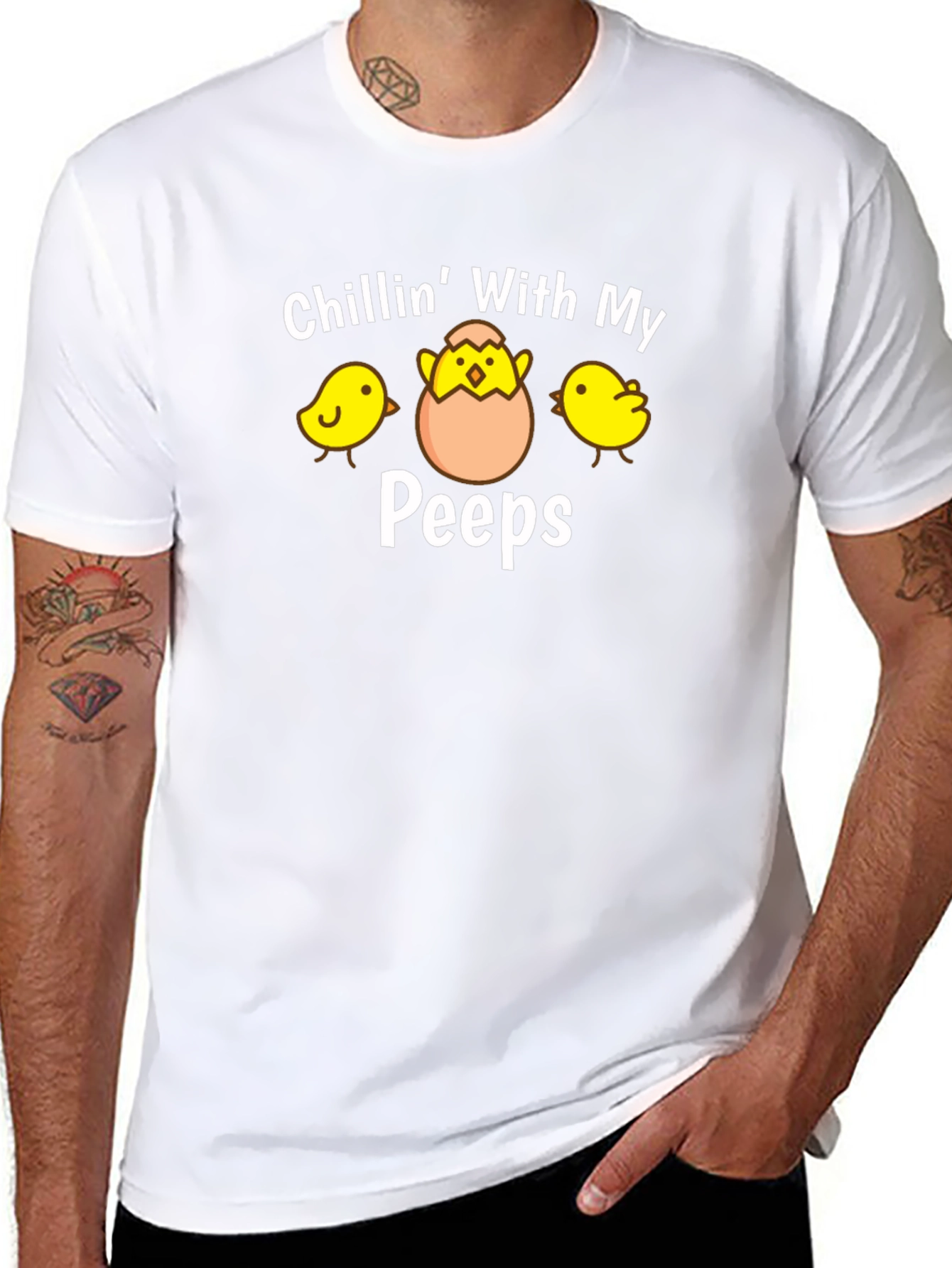 Chillin With My Peeps Easter T-Shirt