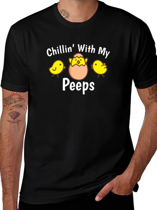 Chillin With My Peeps Easter T-Shirt
