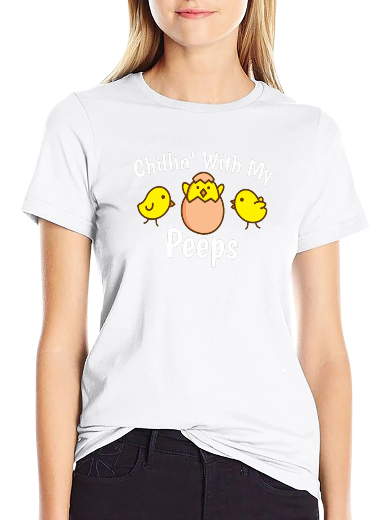 Chillin With My Peeps Easter T-Shirt