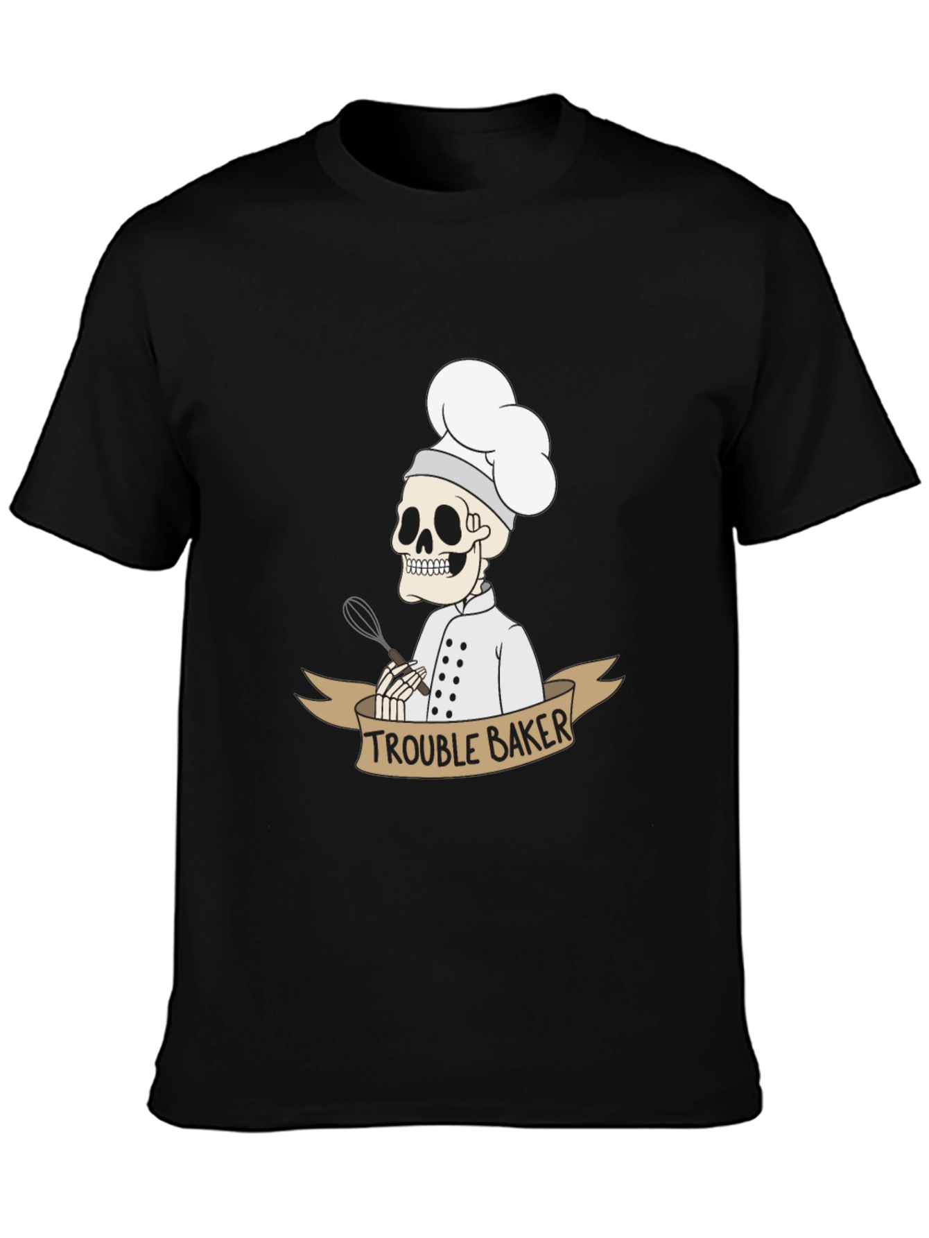 Trouble Baker Skeleton Chef T-Shirt