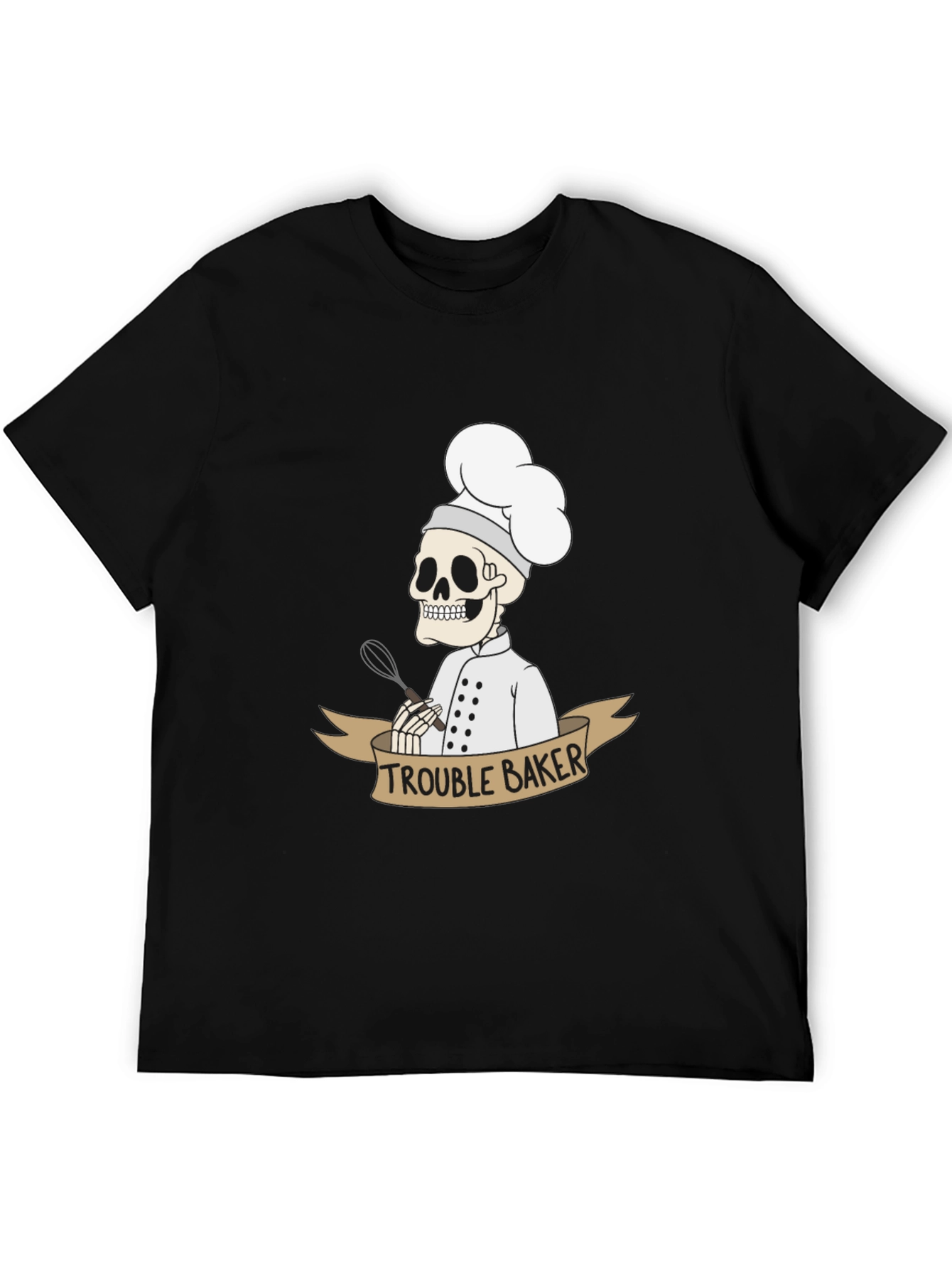Trouble Baker Skeleton Chef T-Shirt