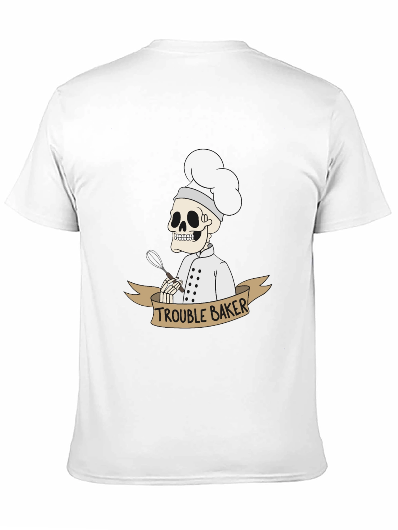Trouble Baker Skeleton Chef T-Shirt