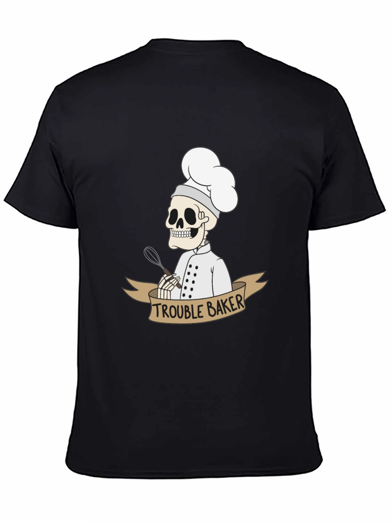 Trouble Baker Skeleton Chef T-Shirt