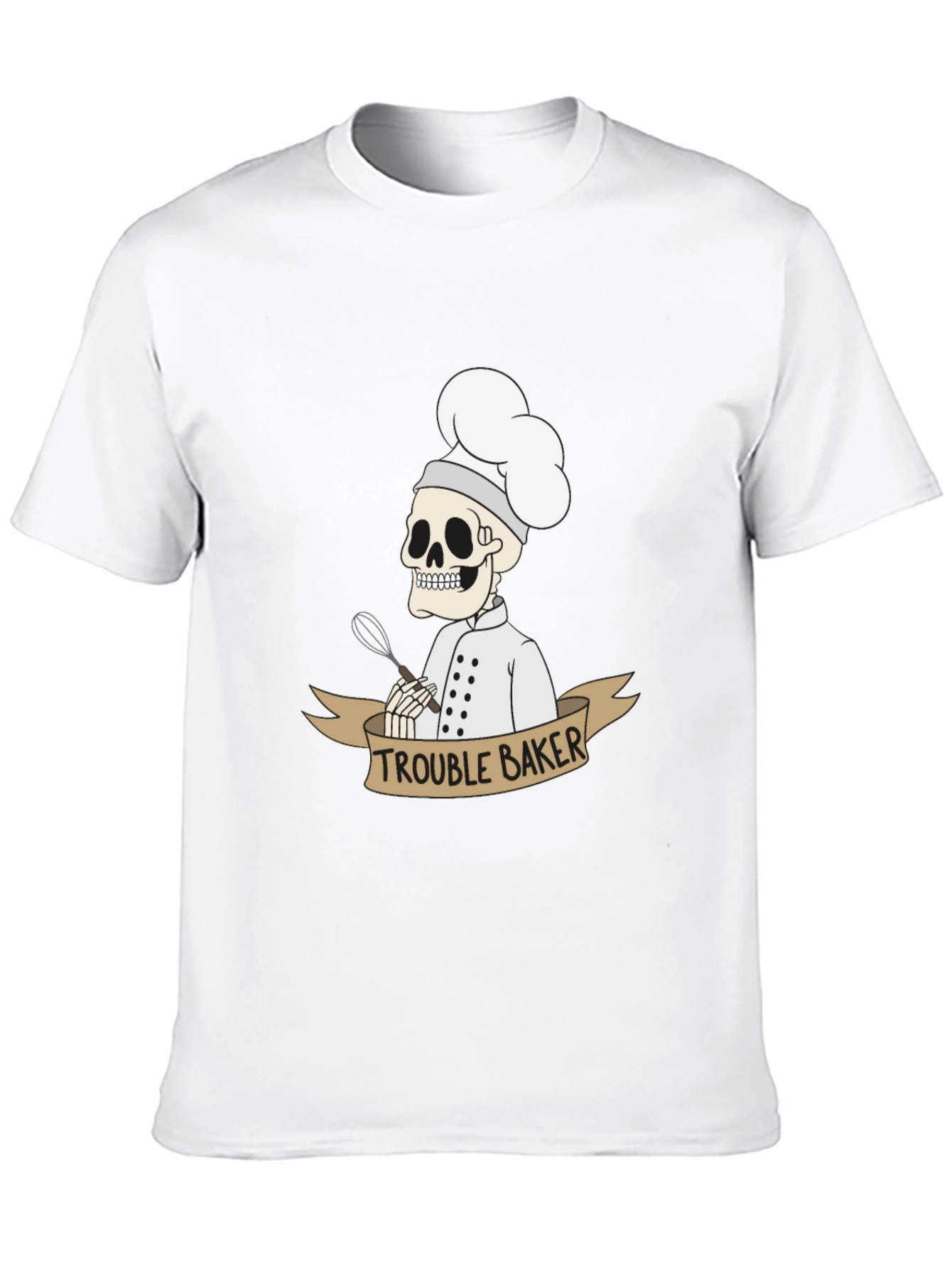 Trouble Baker Skeleton Chef T-Shirt