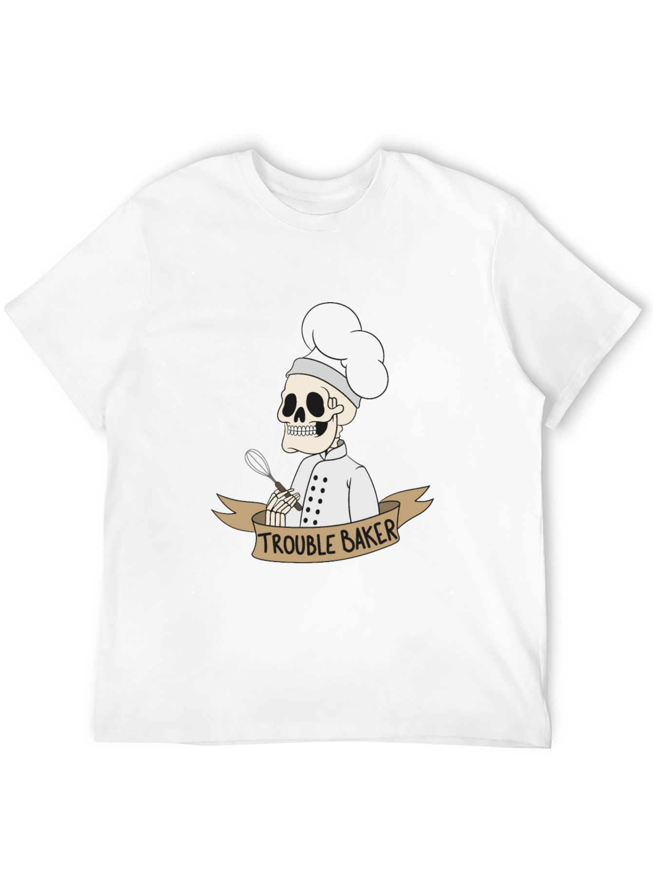 Trouble Baker Skeleton Chef T-Shirt