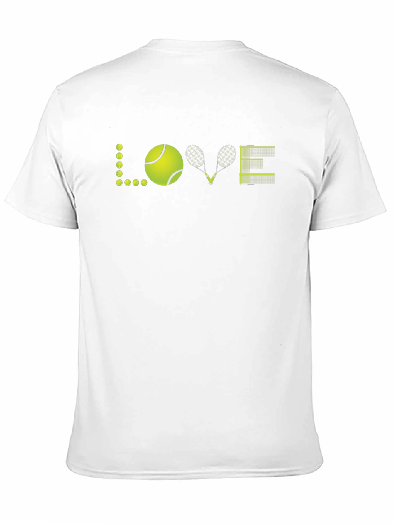 Tennis Love Graphic T-Shirt - Black