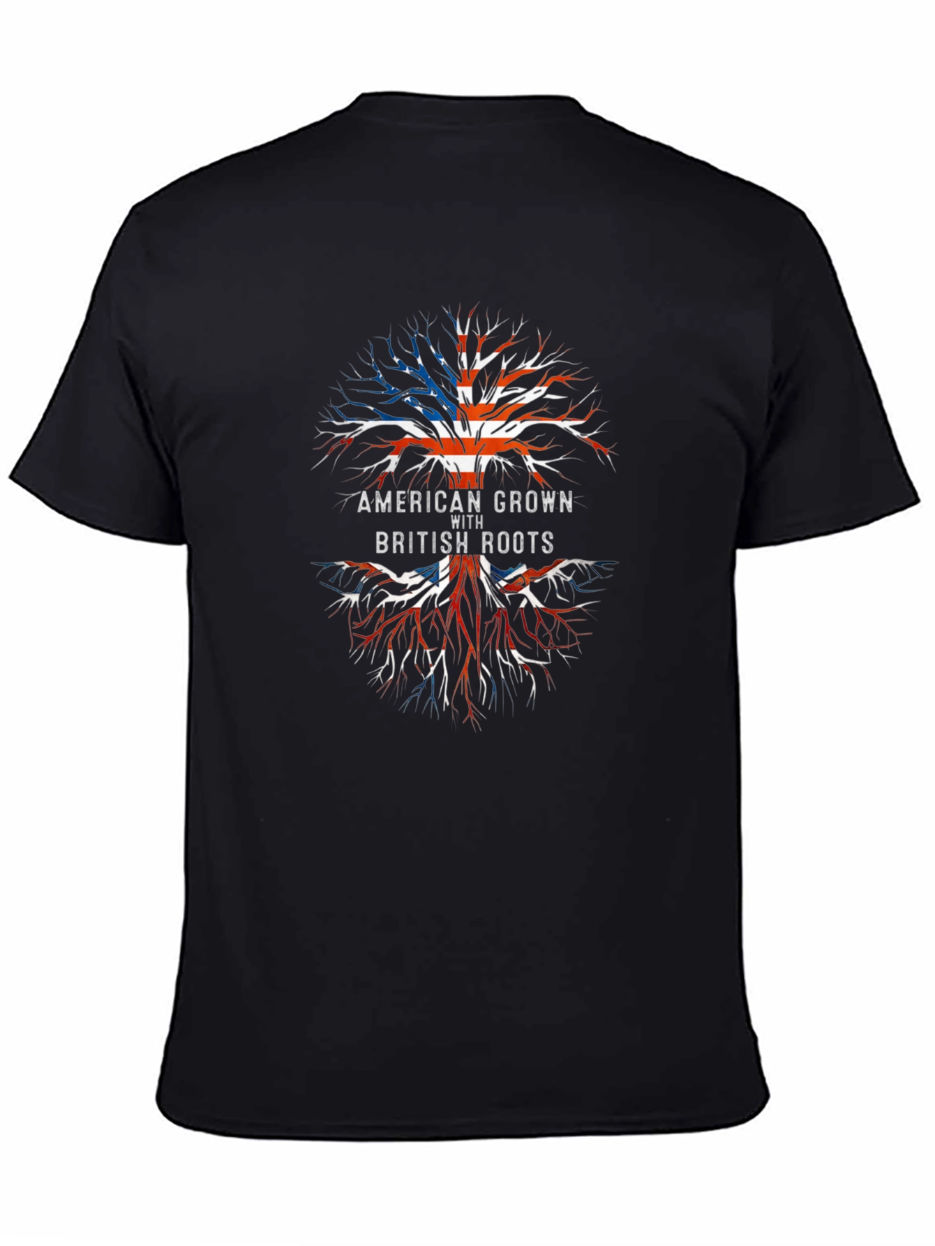 American Grown with British Roots Graphic T-Shirt