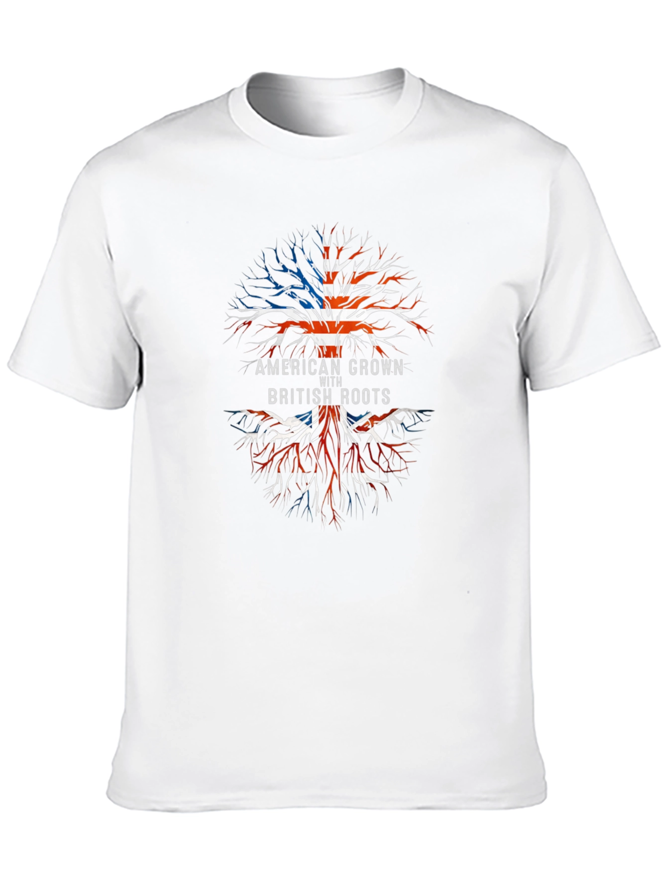 American Grown with British Roots Graphic T-Shirt