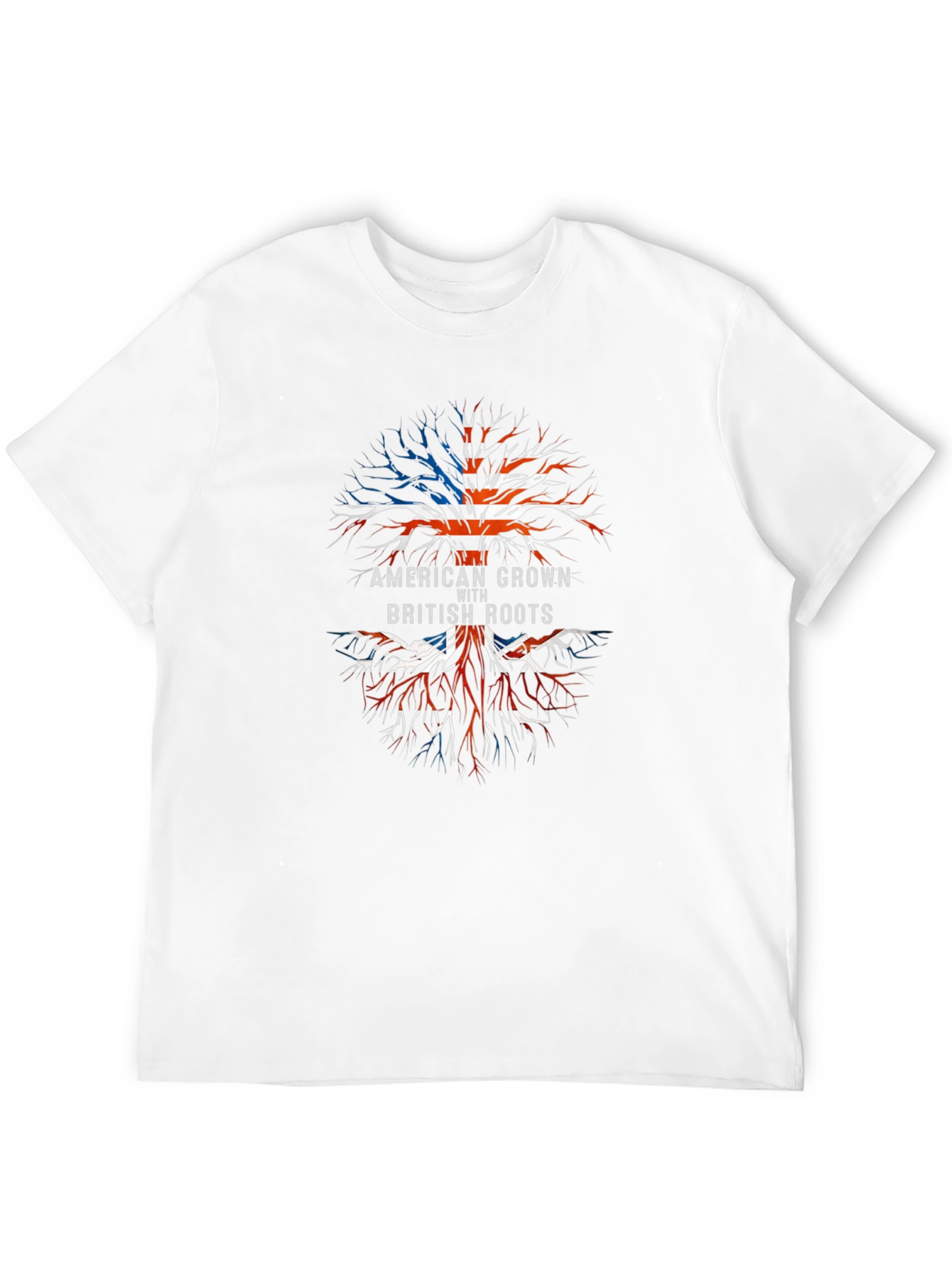 American Grown with British Roots Graphic T-Shirt