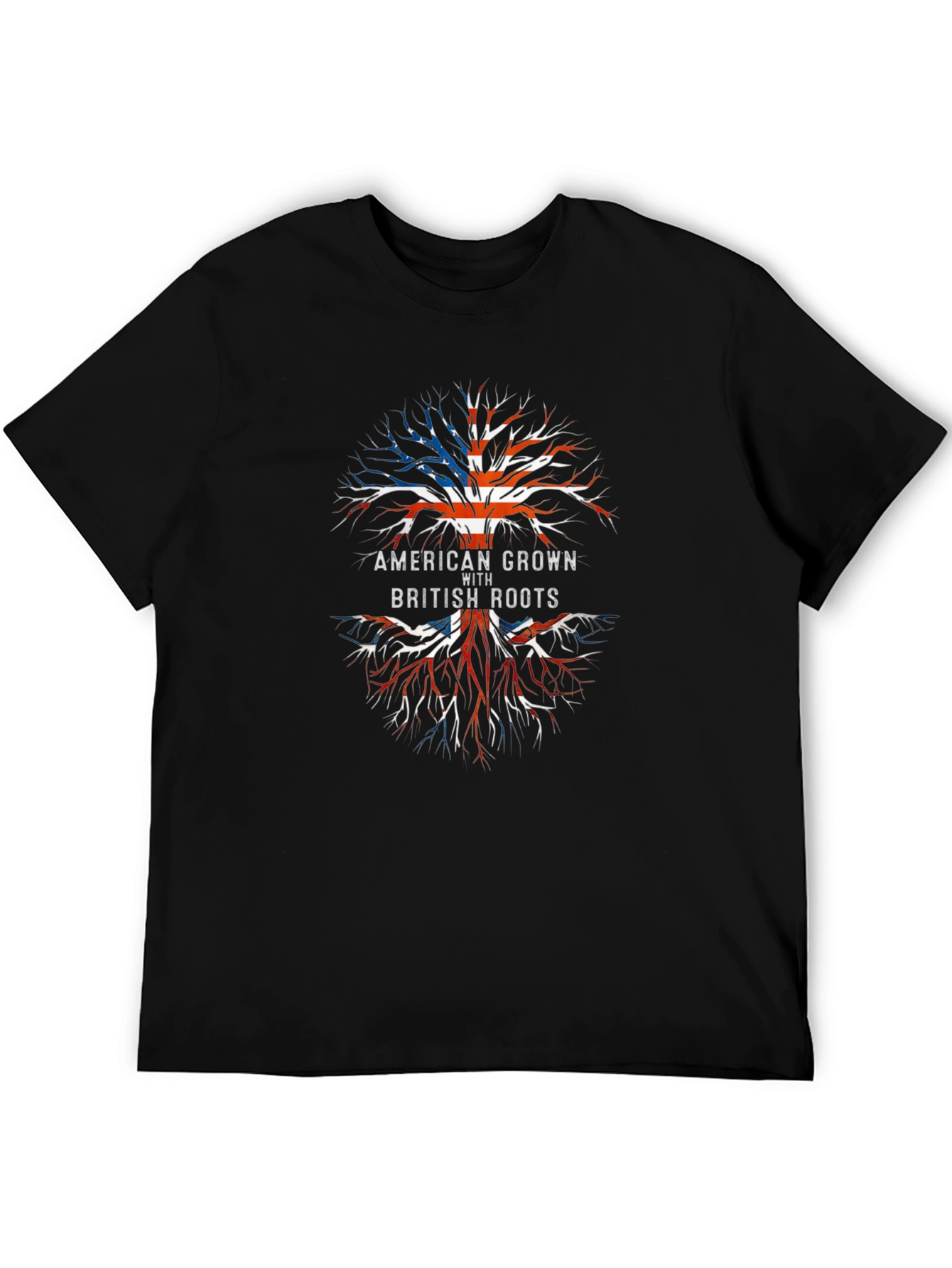American Grown with British Roots Graphic T-Shirt