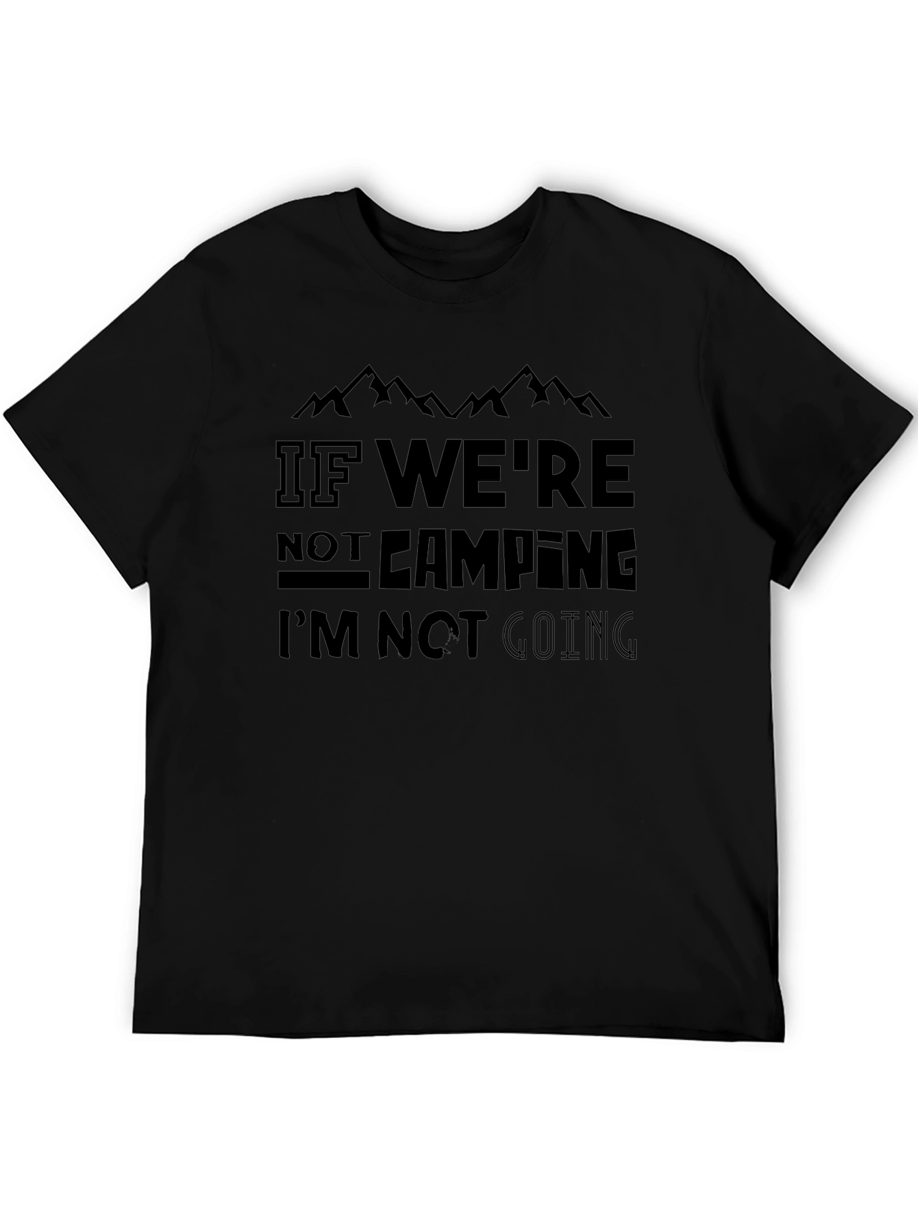 Camping Statement Graphic Tee