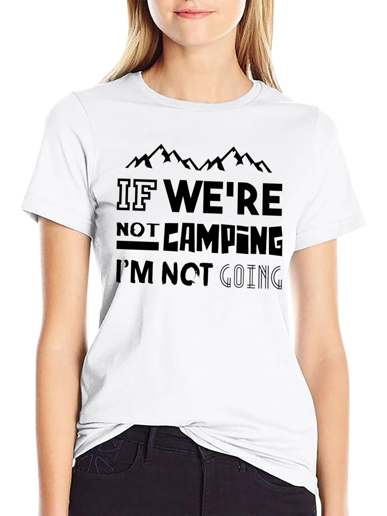 Camping Statement Graphic Tee