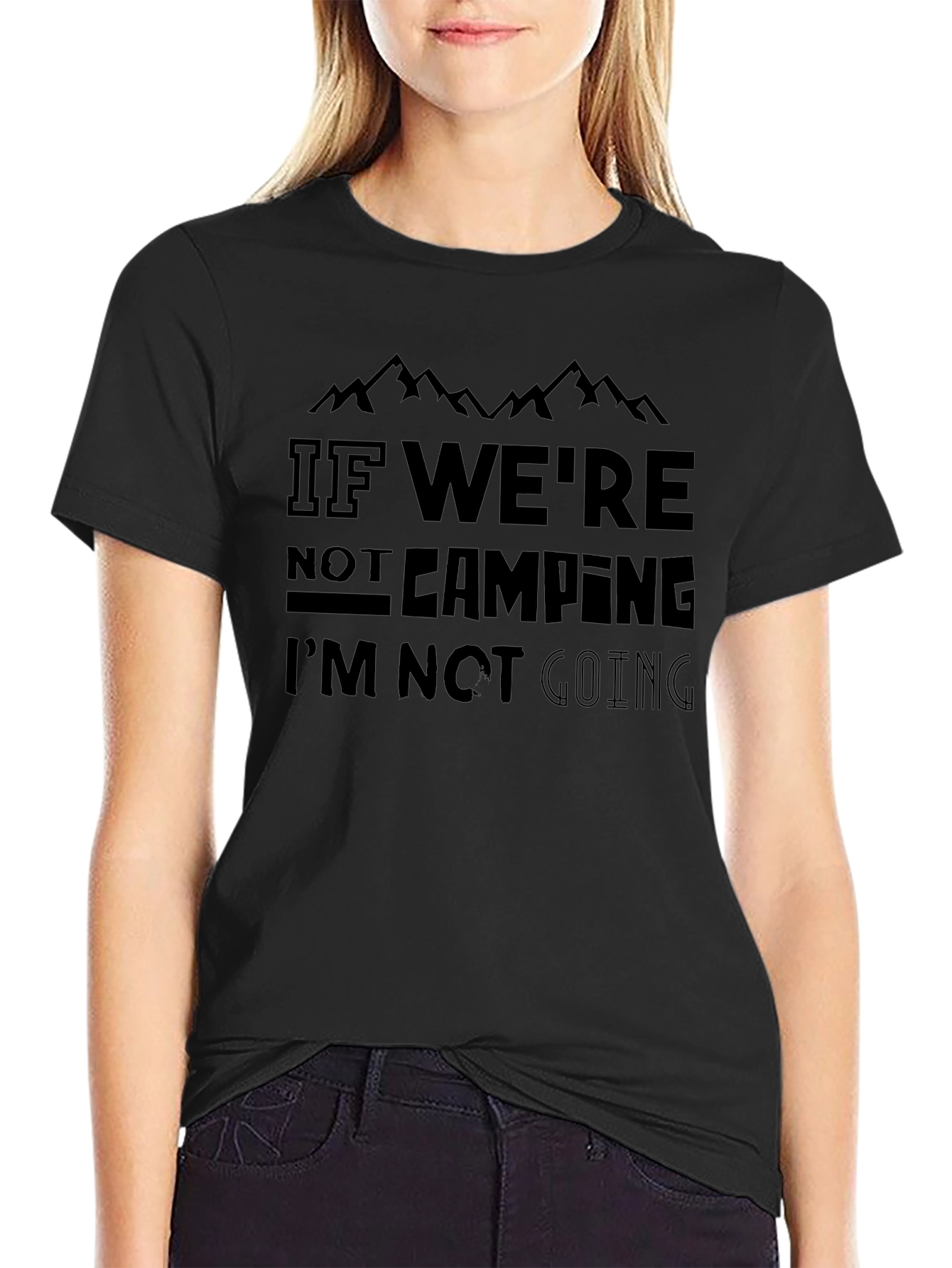 Camping Statement Graphic Tee