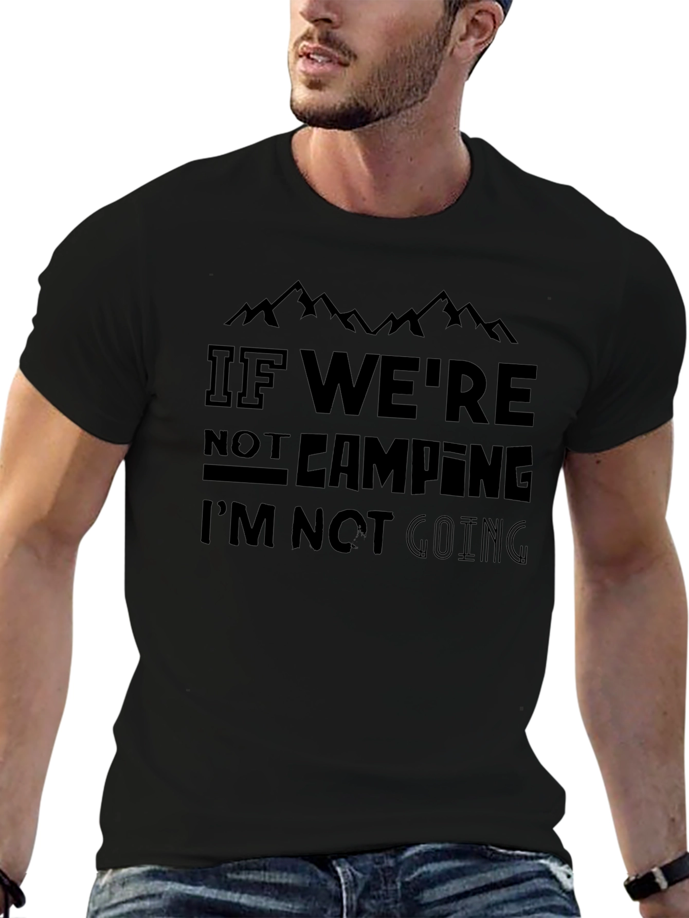 Camping Statement Graphic Tee