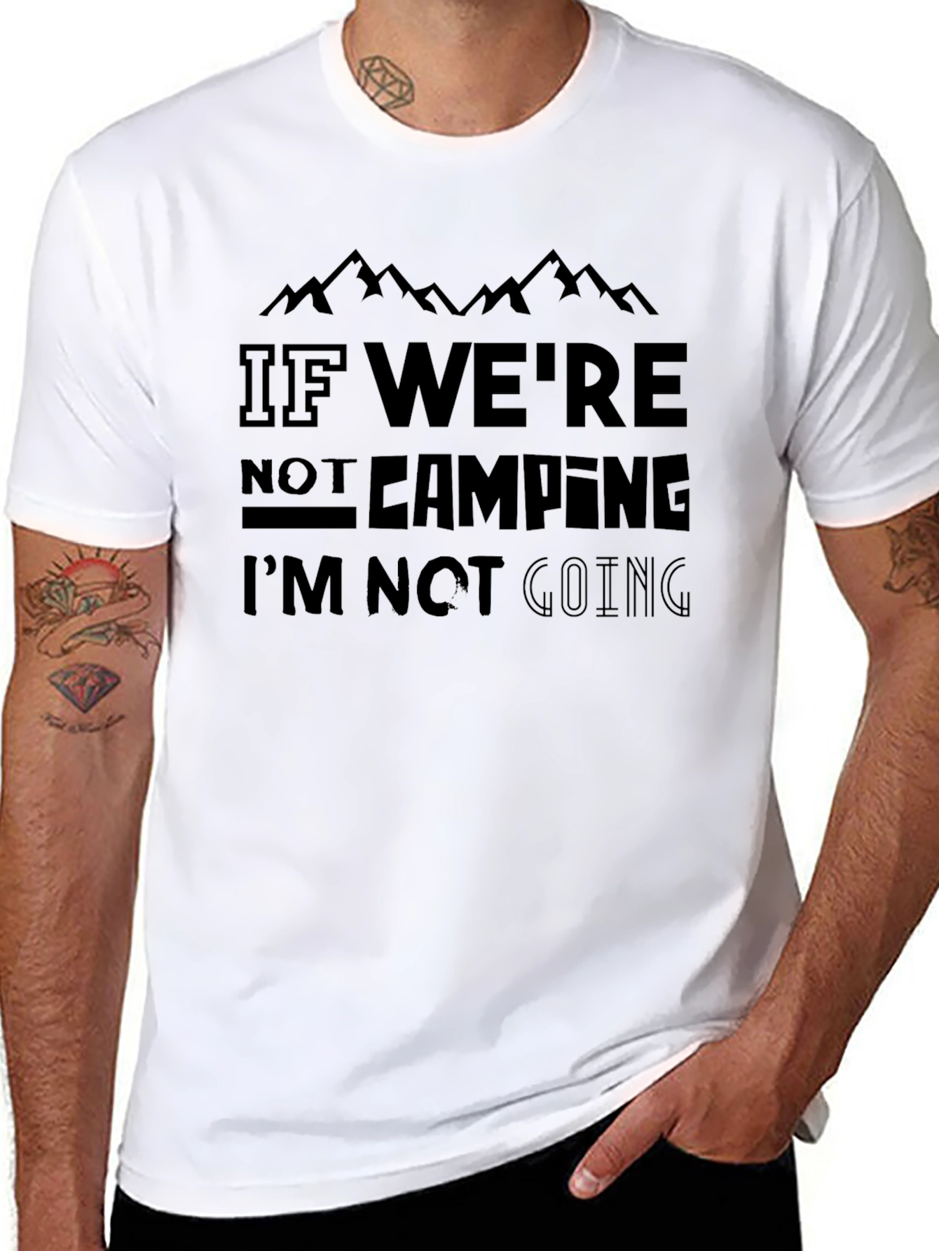 Camping Statement Graphic Tee