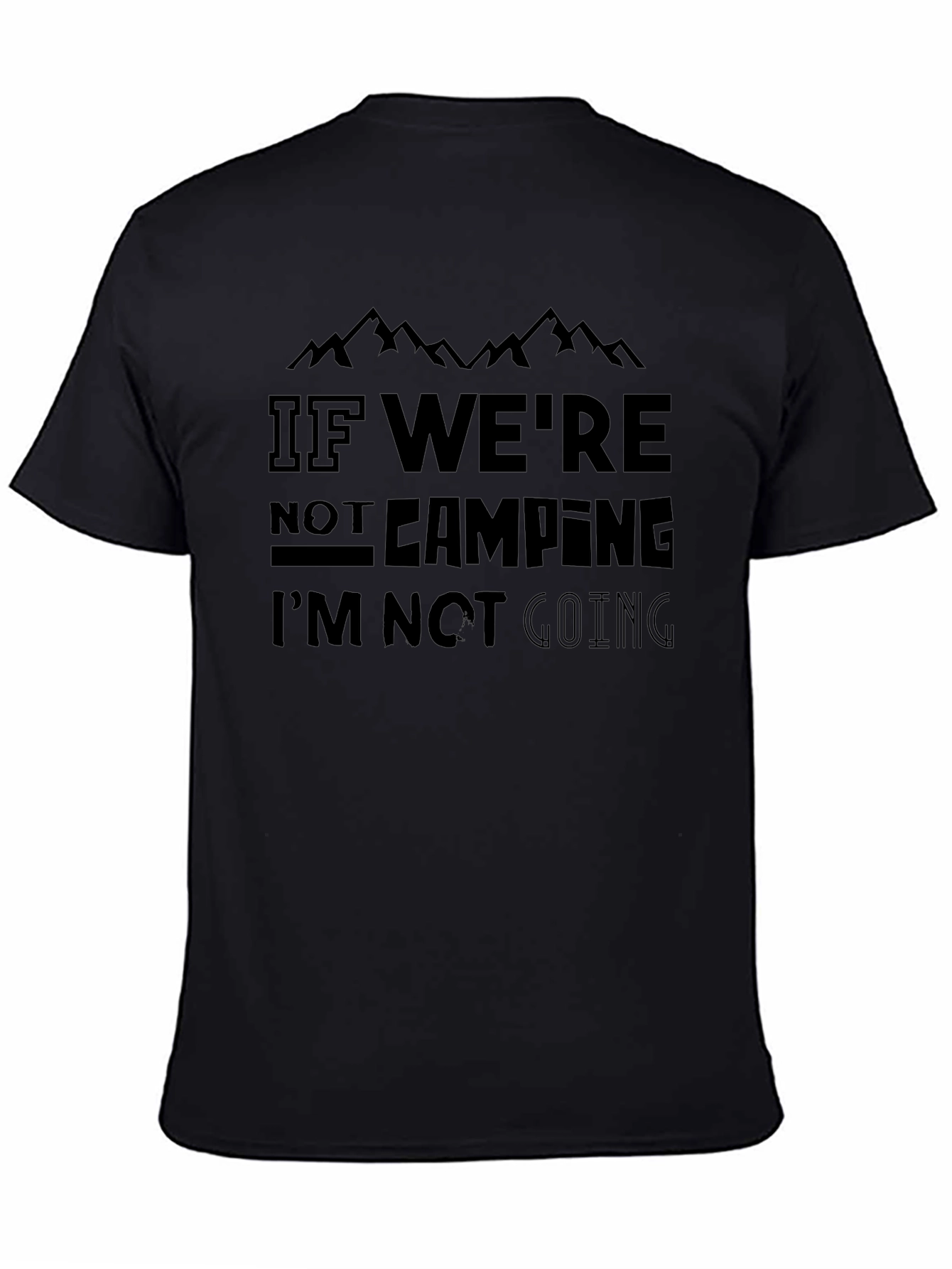Camping Statement Graphic Tee