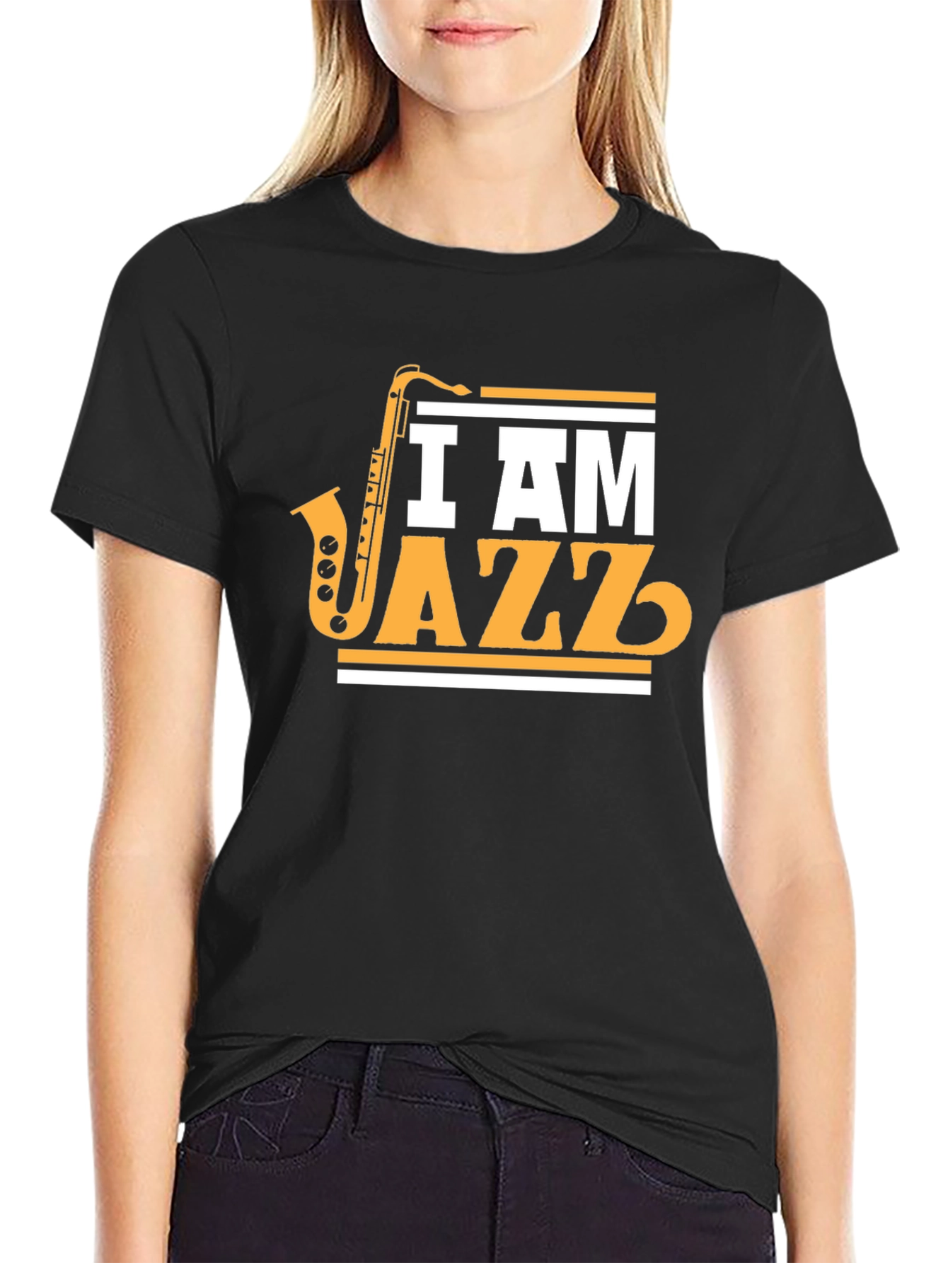 I Am Jazz T-Shirt - Saxophone Music Tee
