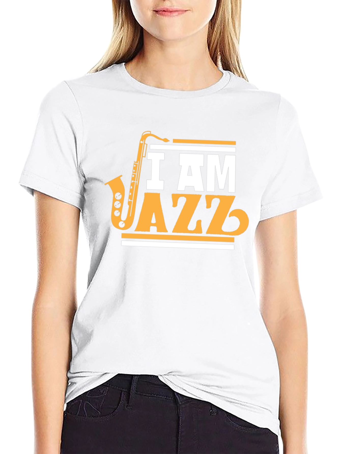 I Am Jazz T-Shirt - Saxophone Music Tee