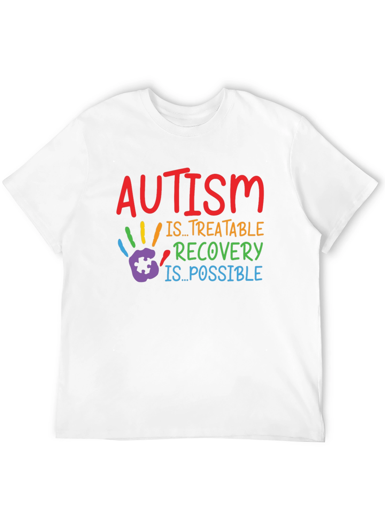 Autism Awareness Graphic Tee - Treatable Recovery is Possible