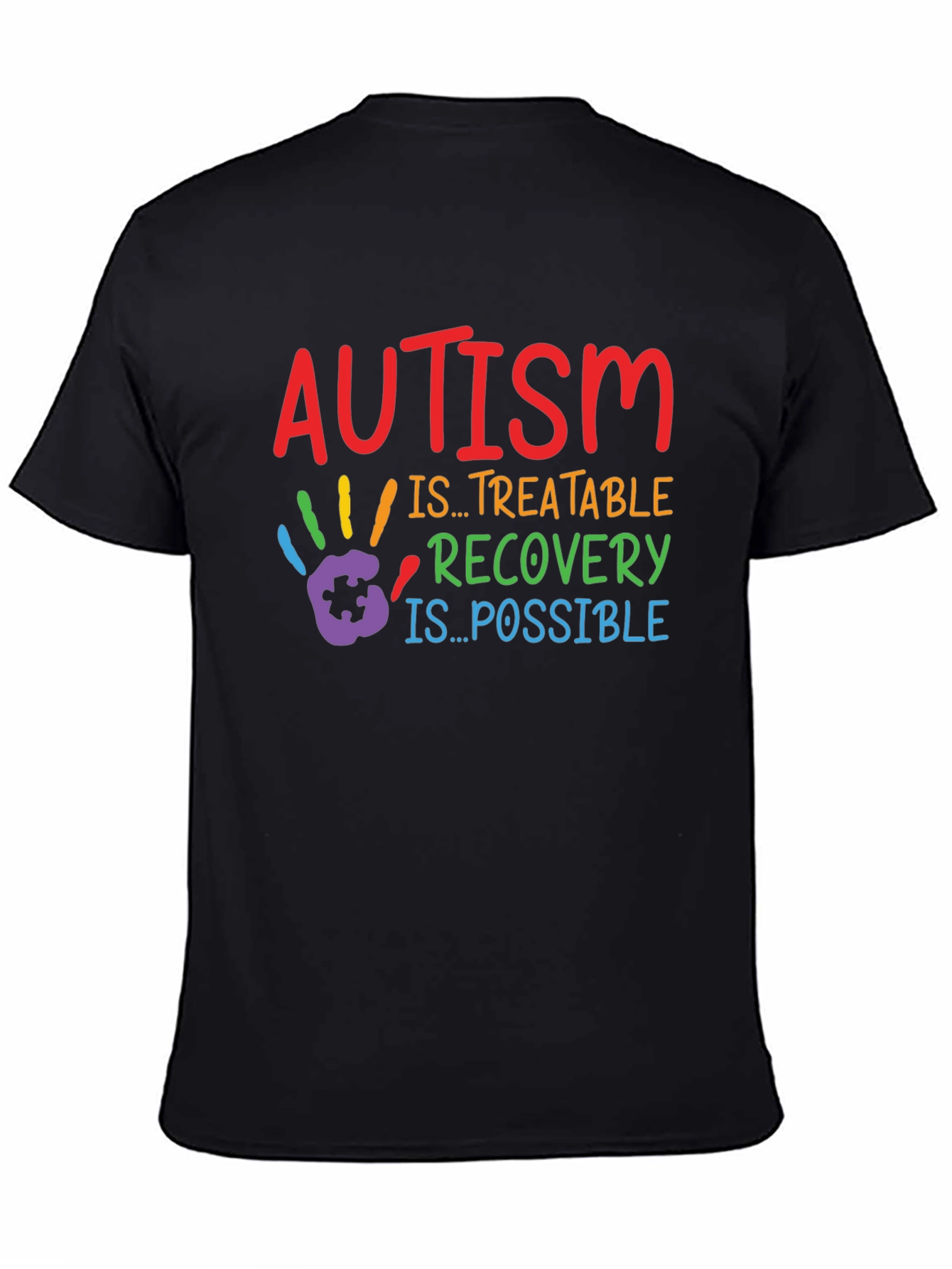 Autism Awareness Graphic Tee - Treatable Recovery is Possible