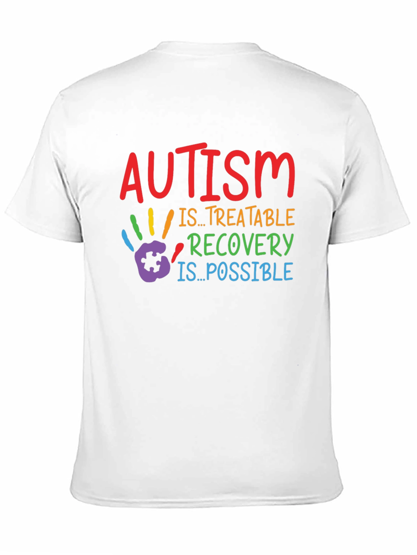 Autism Awareness Graphic Tee - Treatable Recovery is Possible