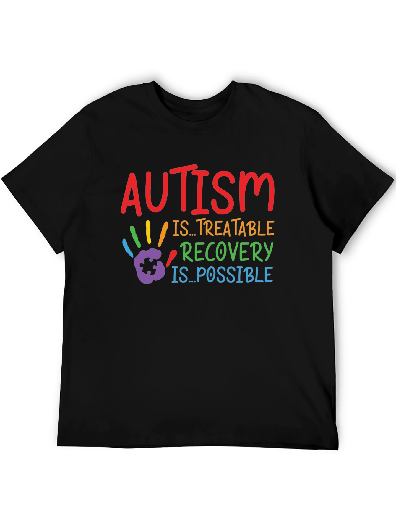 Autism Awareness Graphic Tee - Treatable Recovery is Possible
