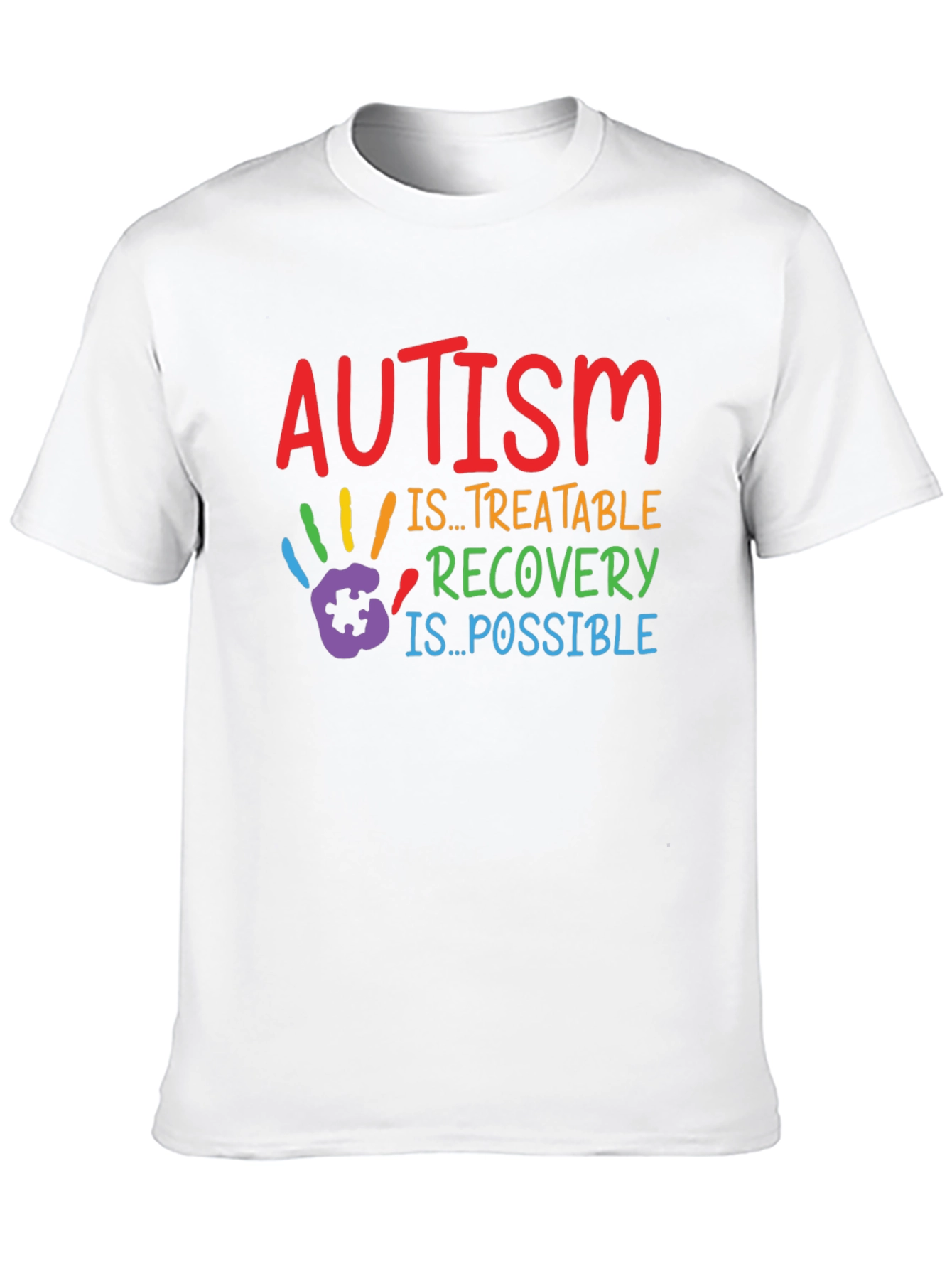 Autism Awareness Graphic Tee - Treatable Recovery is Possible