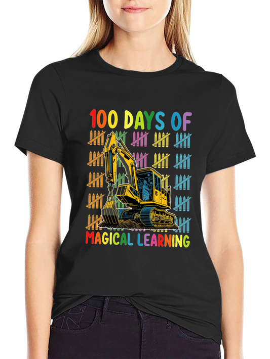 100 Days Magical Learning T-Shirt