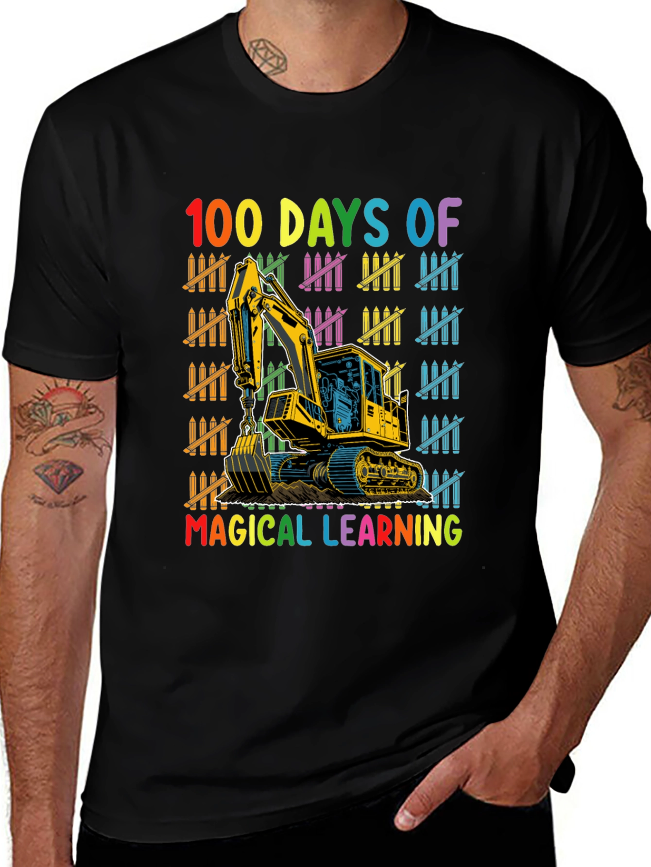 100 Days Magical Learning T-Shirt