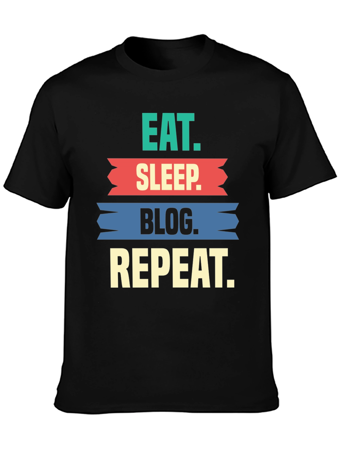 Eat Sleep Blog Repeat T-Shirt