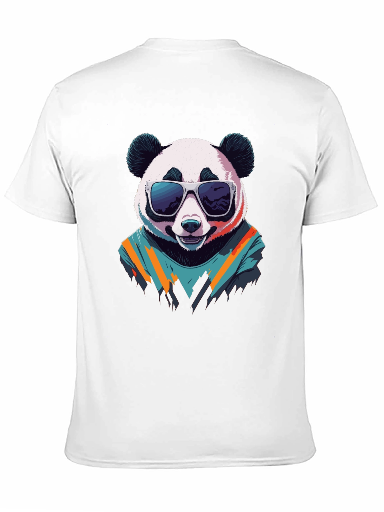 Cool Panda Graphic Tee - Black Cotton T-Shirt