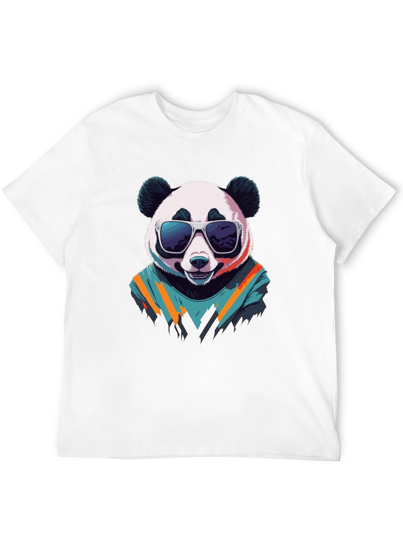 Cool Panda Graphic Tee - Black Cotton T-Shirt