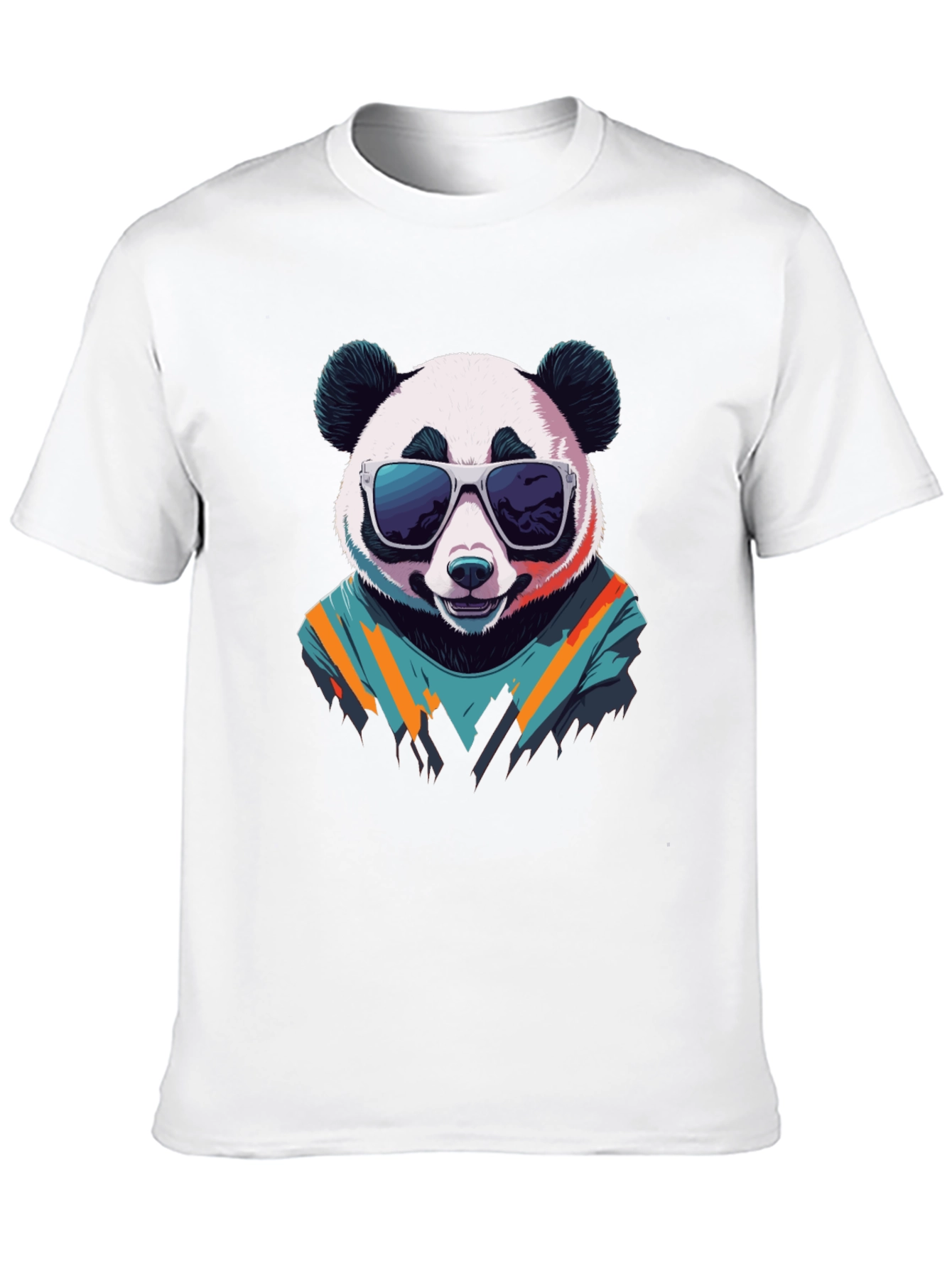 Cool Panda Graphic Tee - Black Cotton T-Shirt
