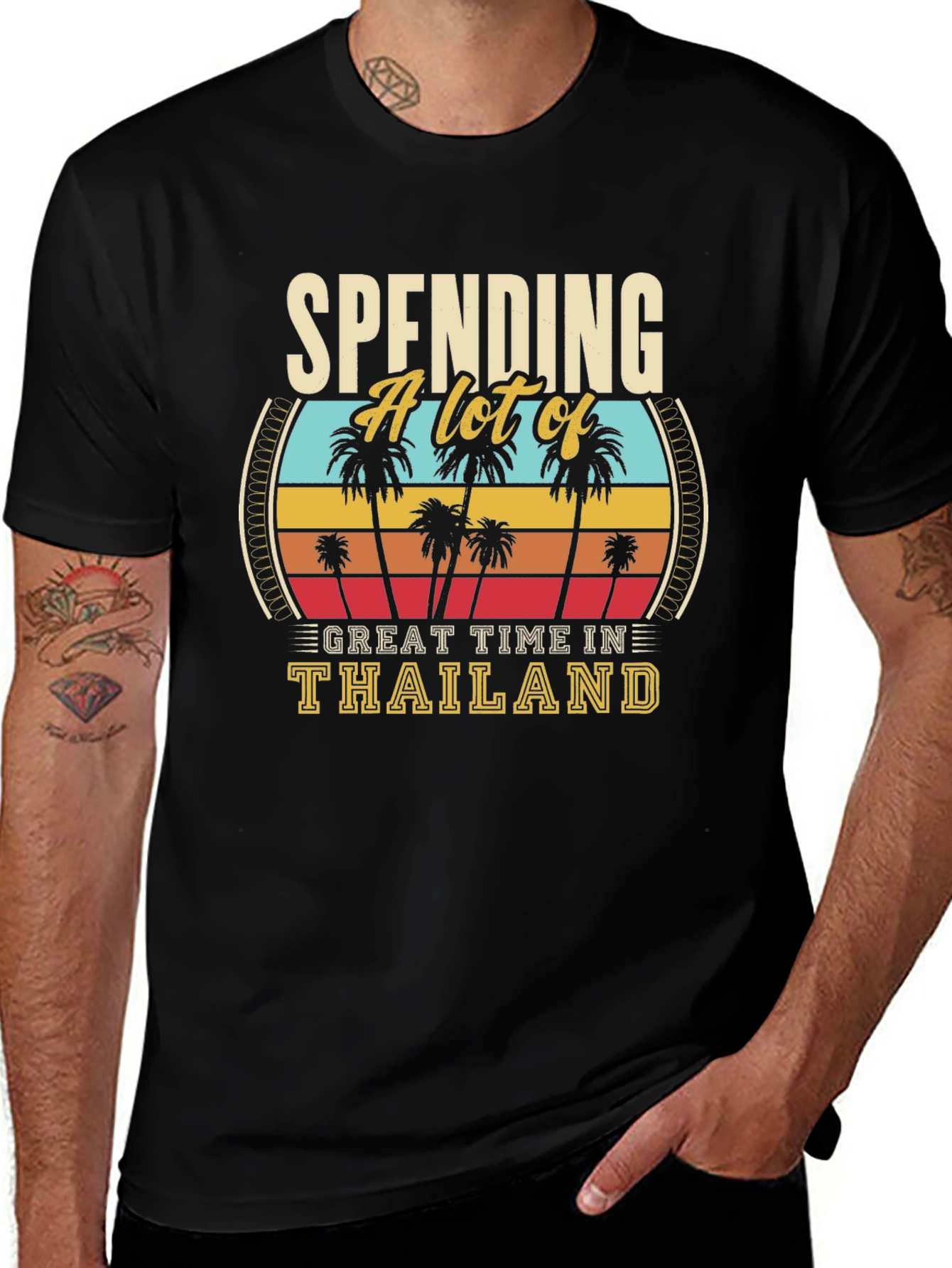 Thailand Retro Graphic T-Shirt