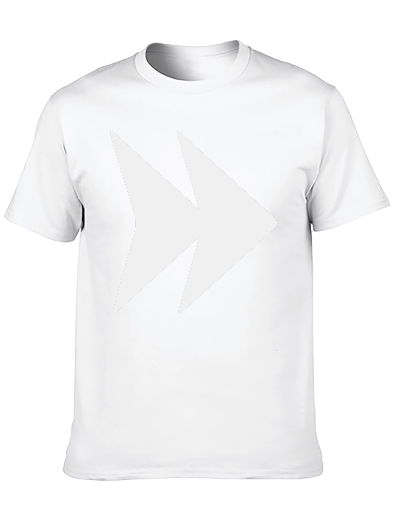 Forward Graphic Tee - Black Cotton Blend T-Shirt