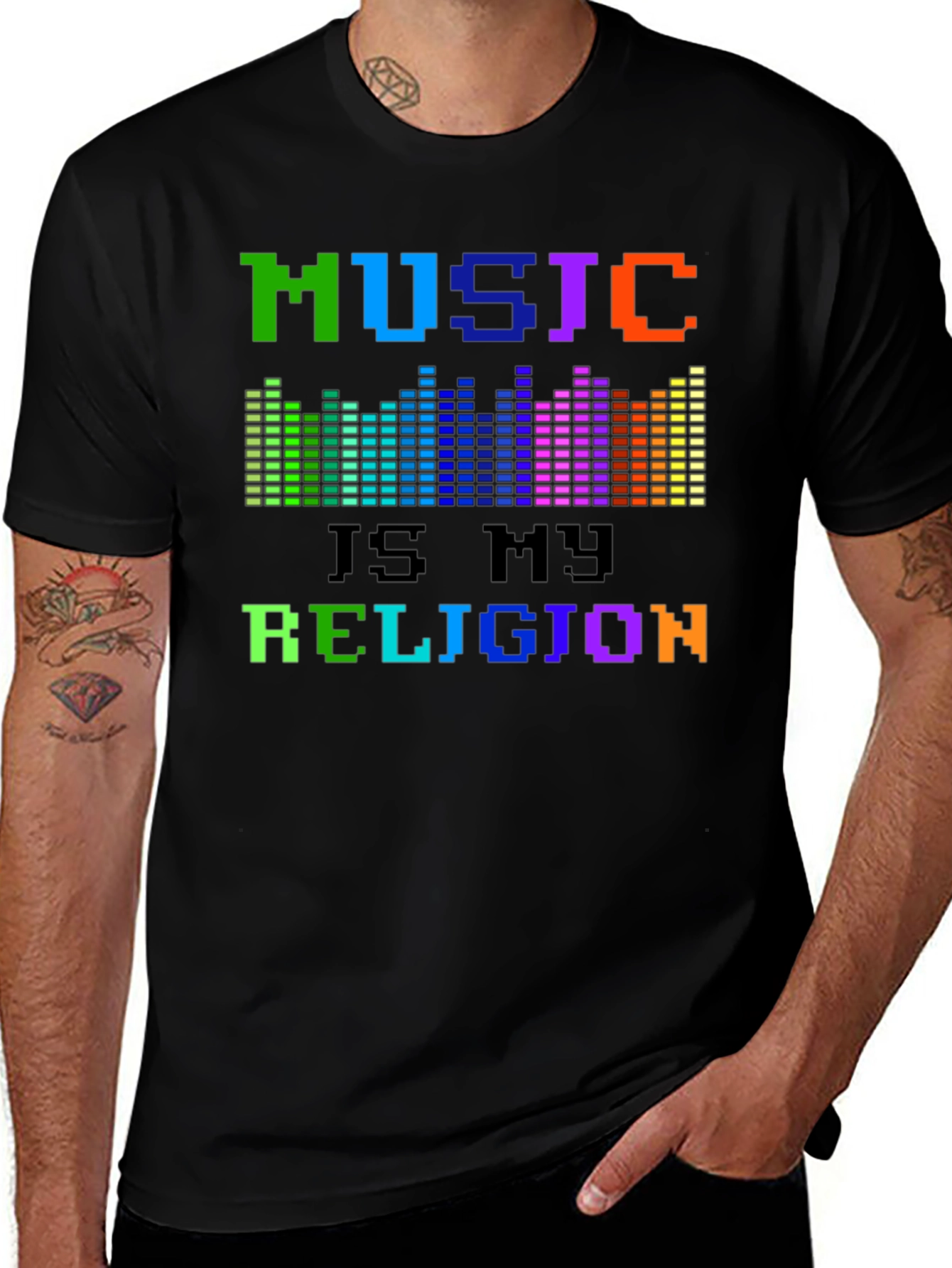 Music is My Religion Graphic Tee