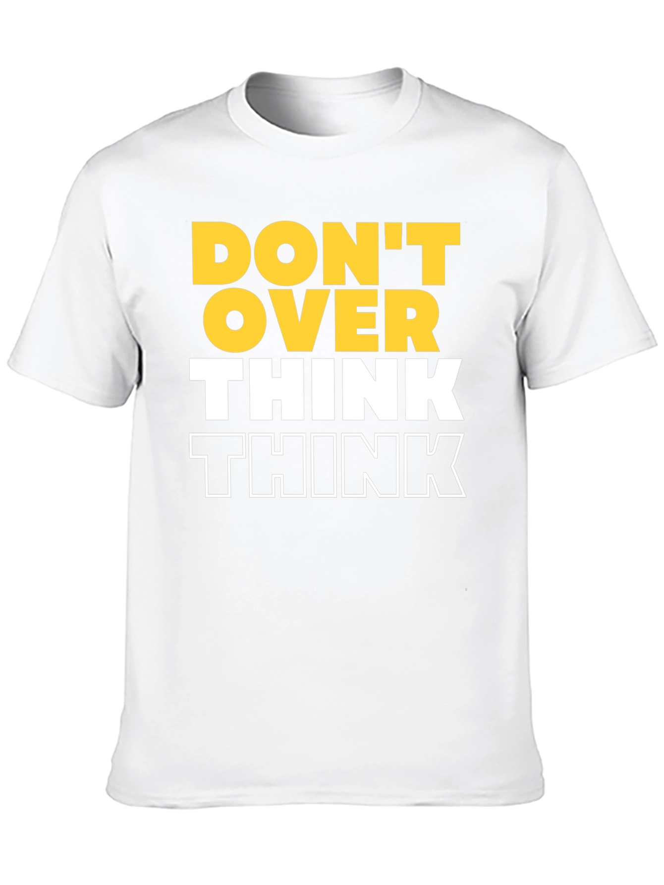 Dont Over Think Graphic Tee - Black
